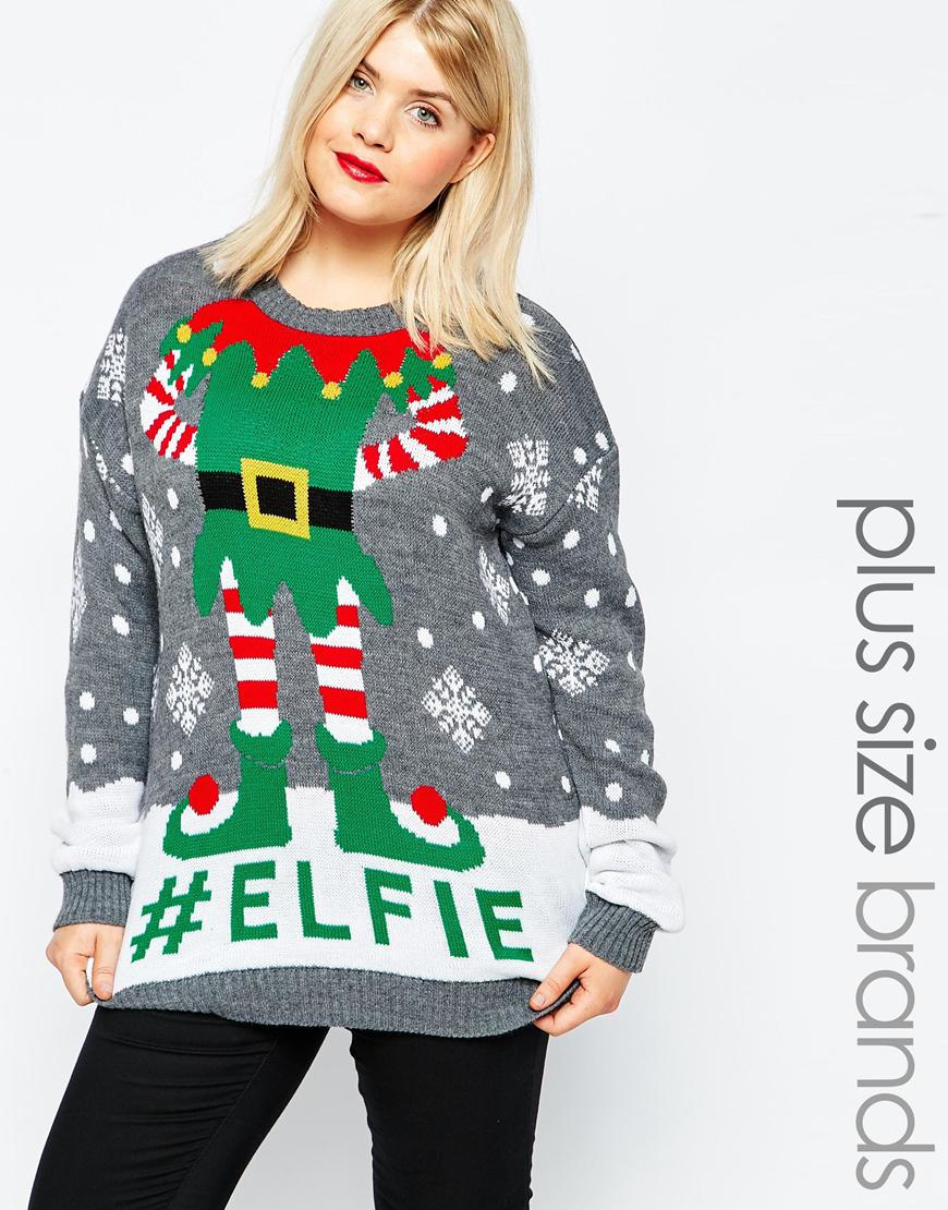 grey christmas jumper womens
