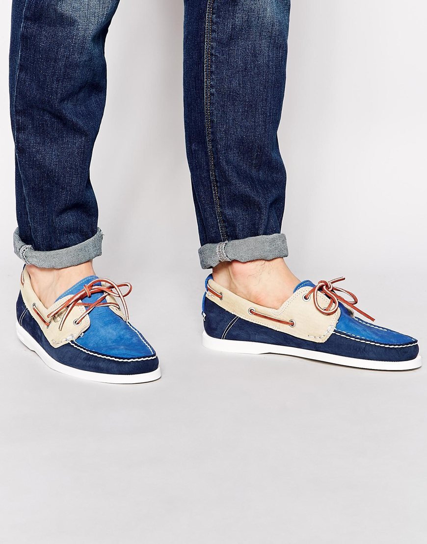 timberland boat shoes blue