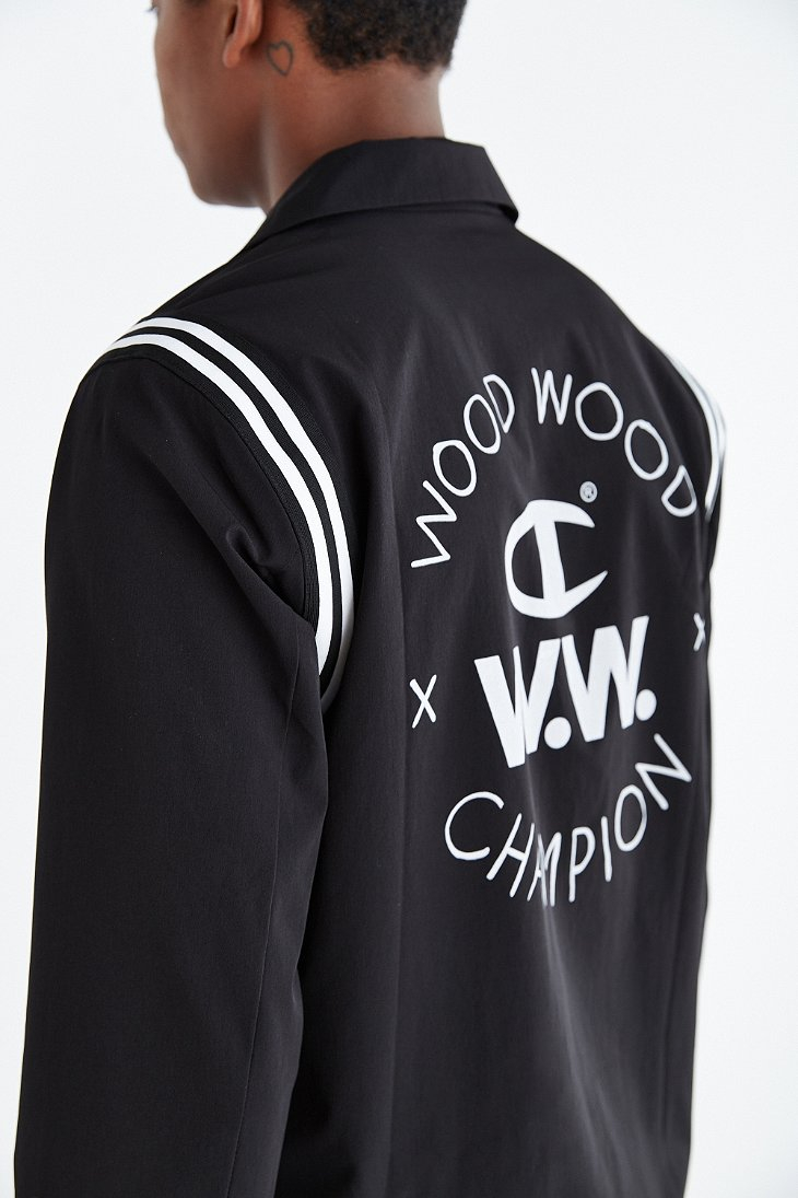 Champion Select Synthetic Champion X Wood Wood Coach Jacket in Black for  Men - Lyst