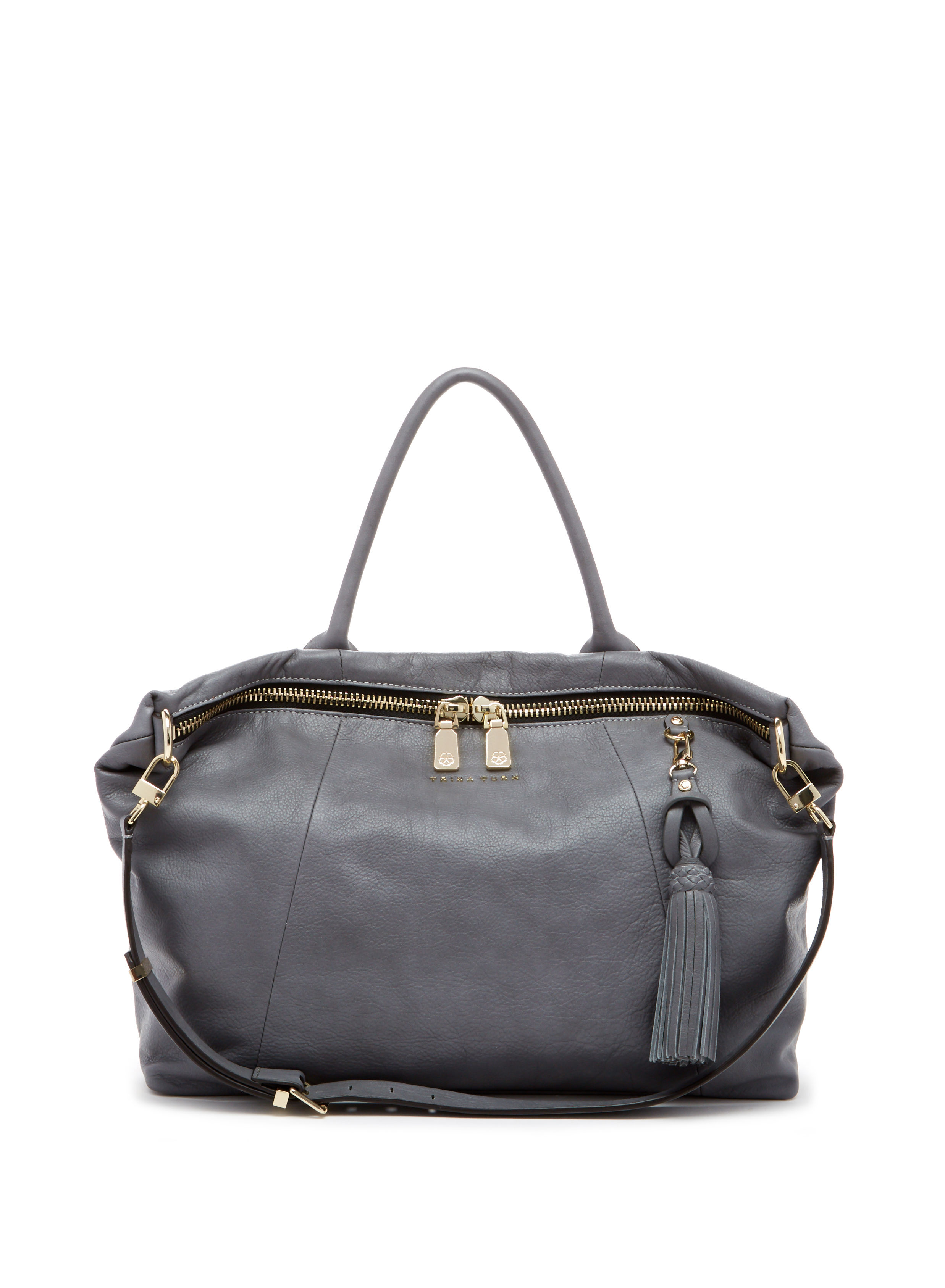 Lyst Trina Turk Saratoga Large Satchel In Gray Gallery