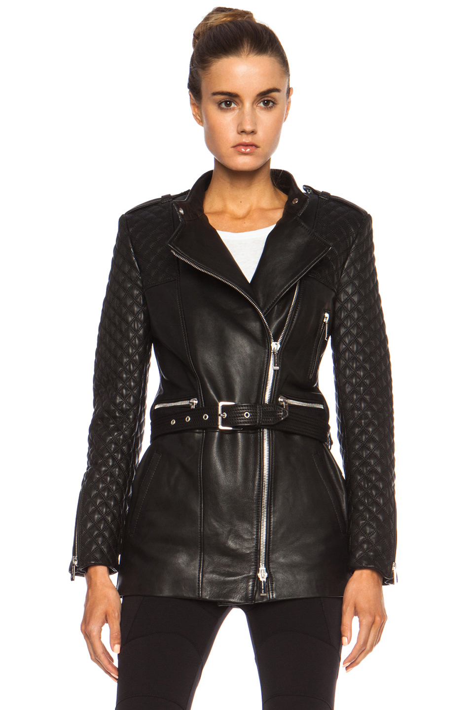 barbara bui leather jacket