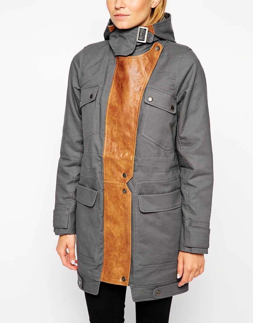 asos parka coats