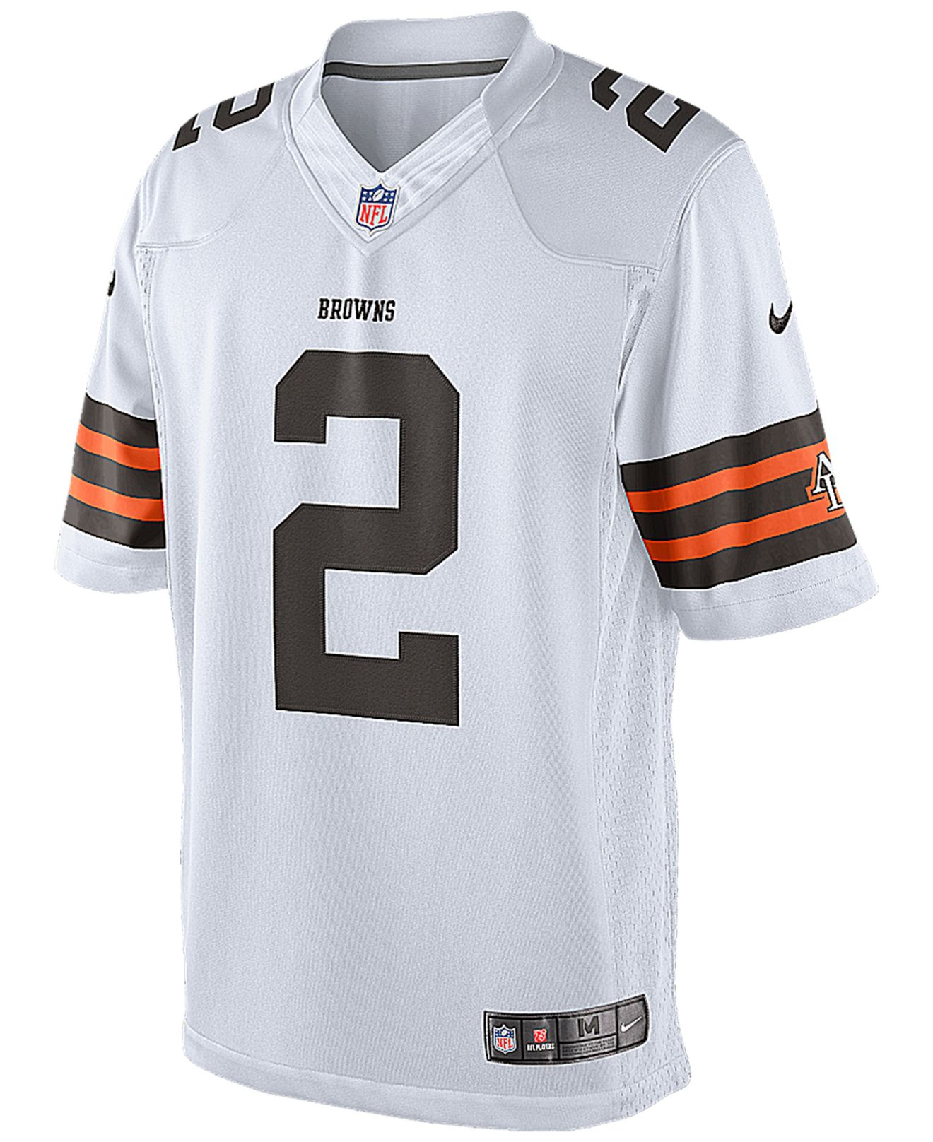 Nike Men'S Johnny Manziel Cleveland Browns Limited Jersey in White for