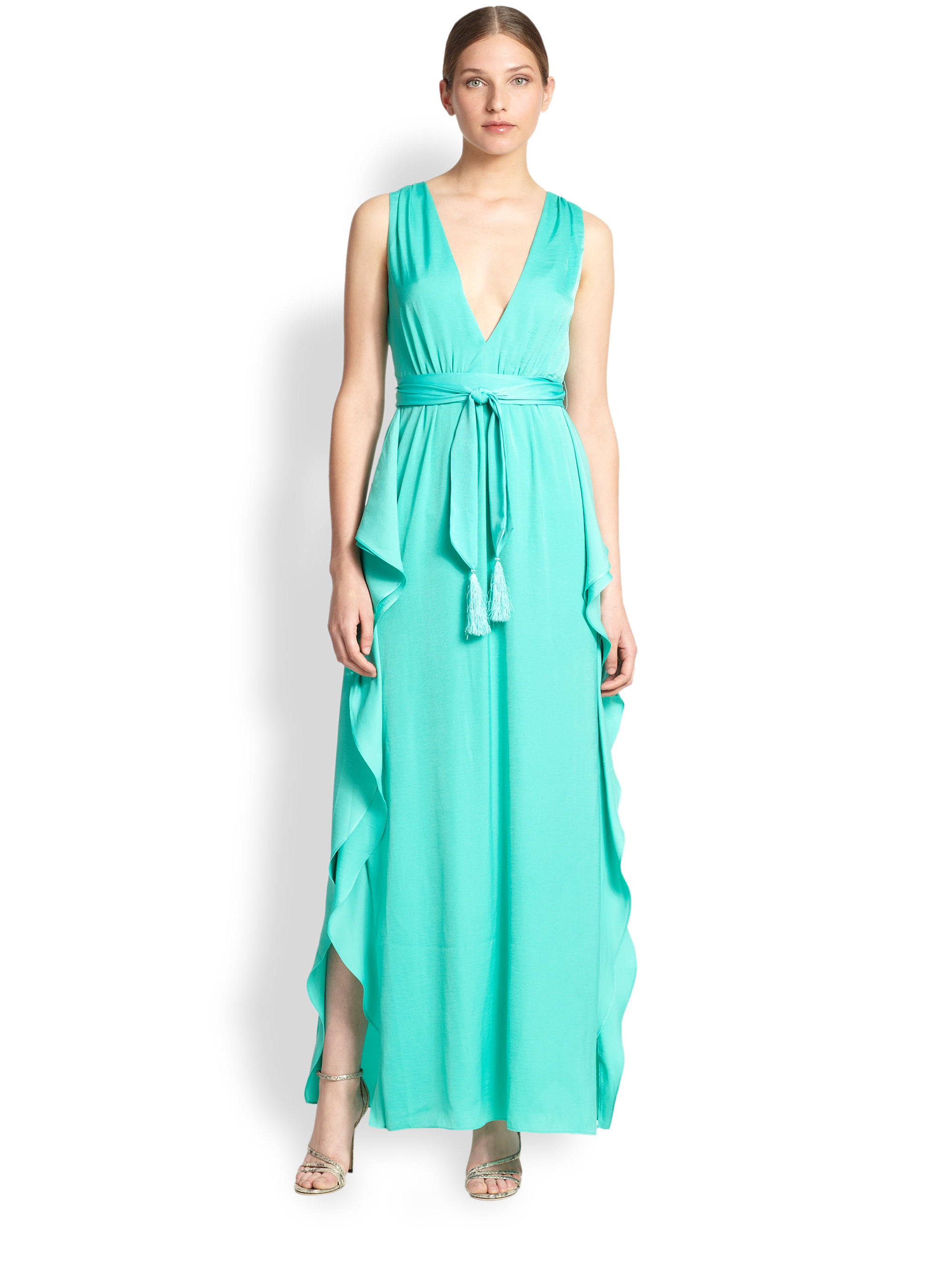 bcbg turquoise dress