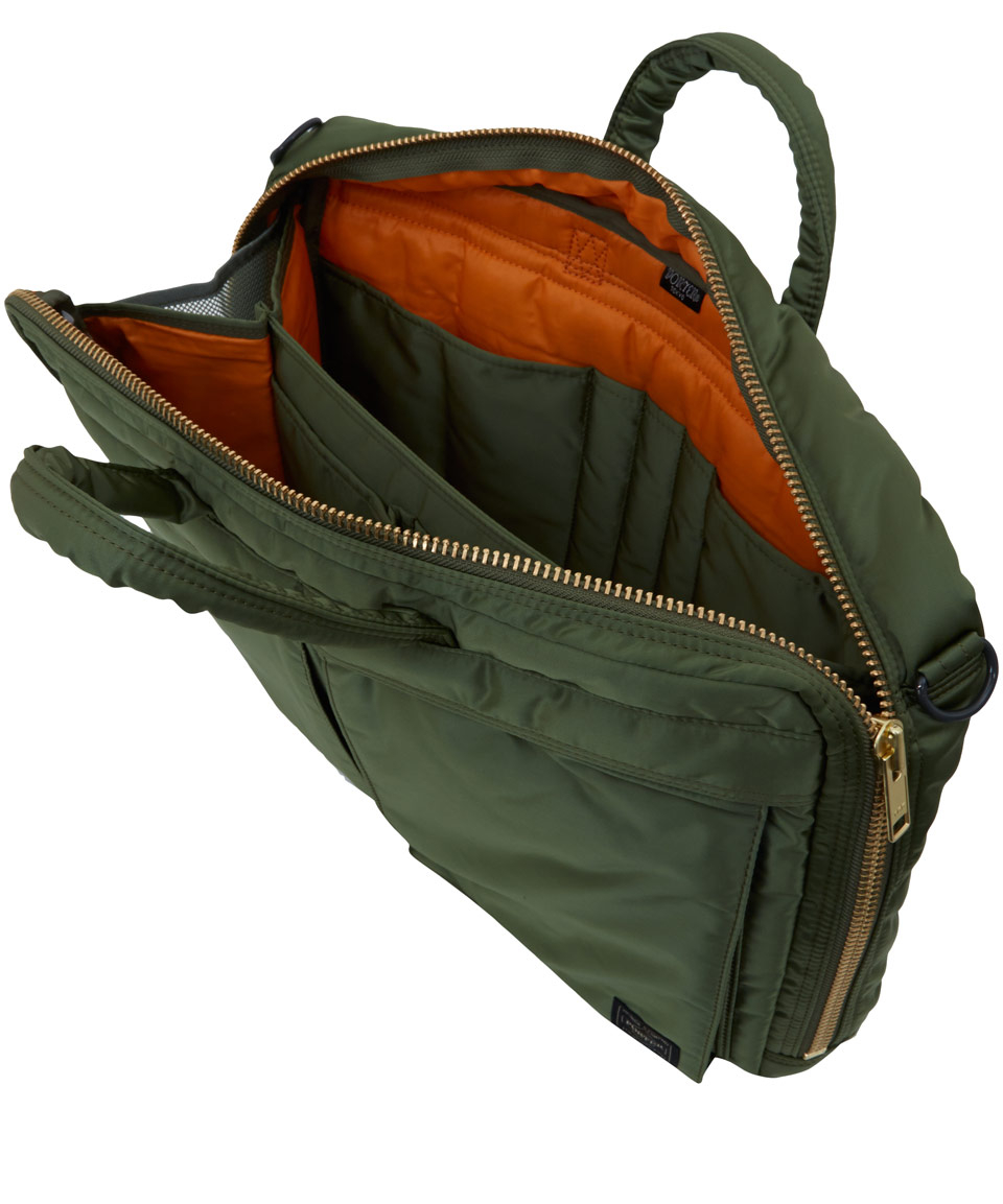Lyst Porter Green Canvas Briefcase Bag in Green for Men