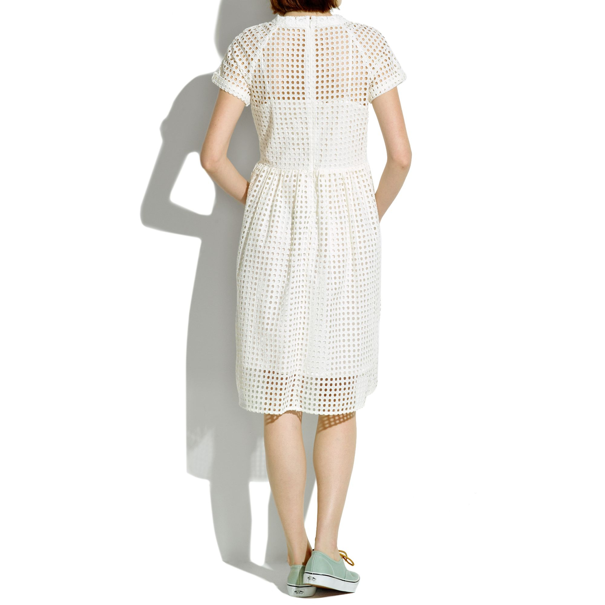 madewell white eyelet dress