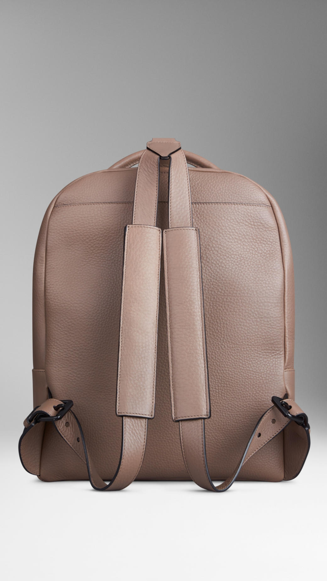 Grey Leather Backpack With Straps IUCN Water