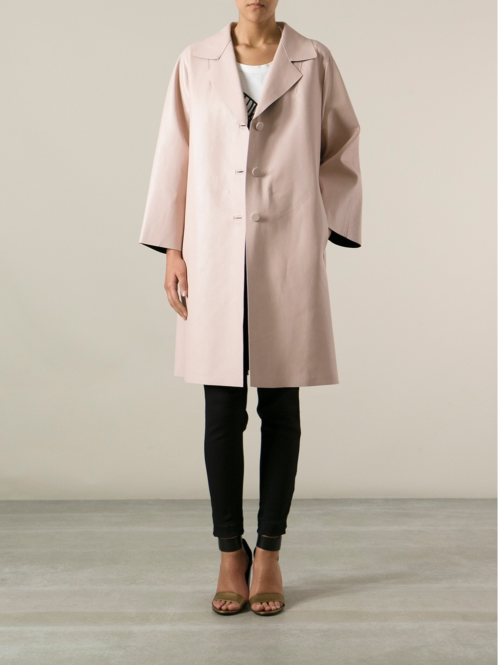 Marni Duster Coat in Pink & Purple (Pink) Lyst