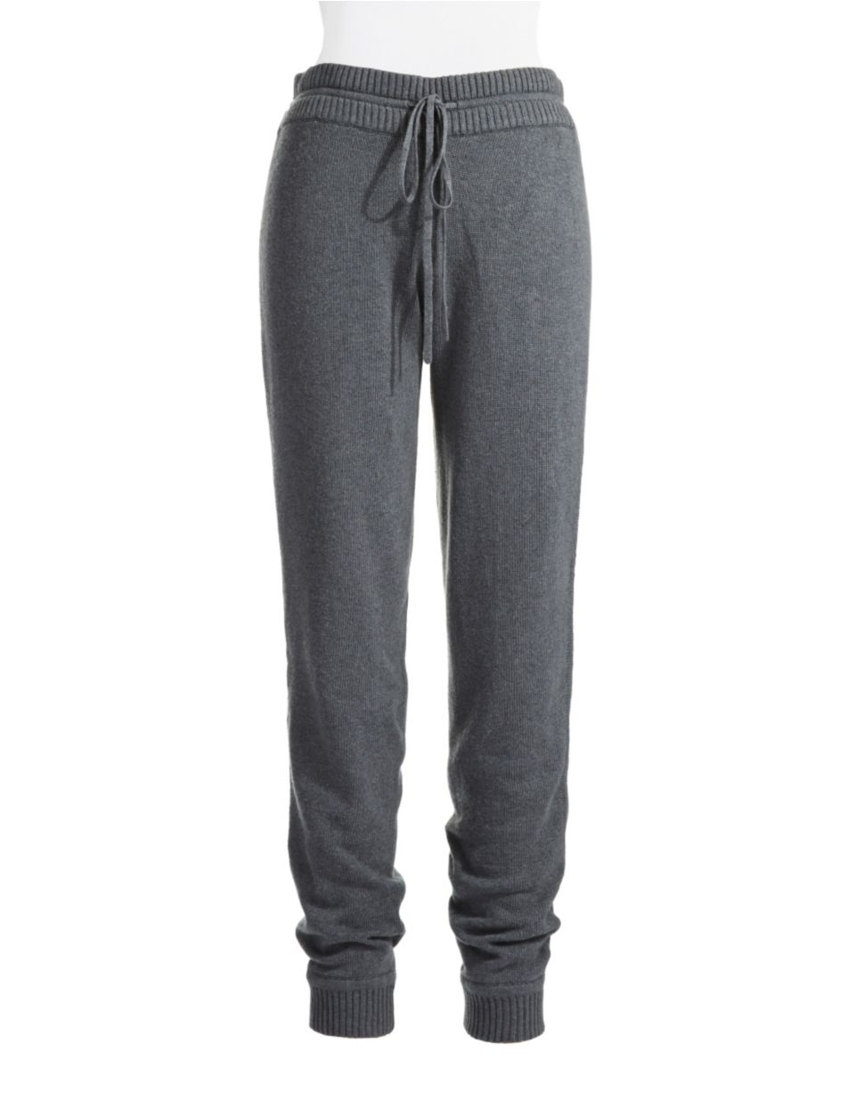 Dkny Cuffed Sweatpants in Gray (Anthracite Heather) | Lyst