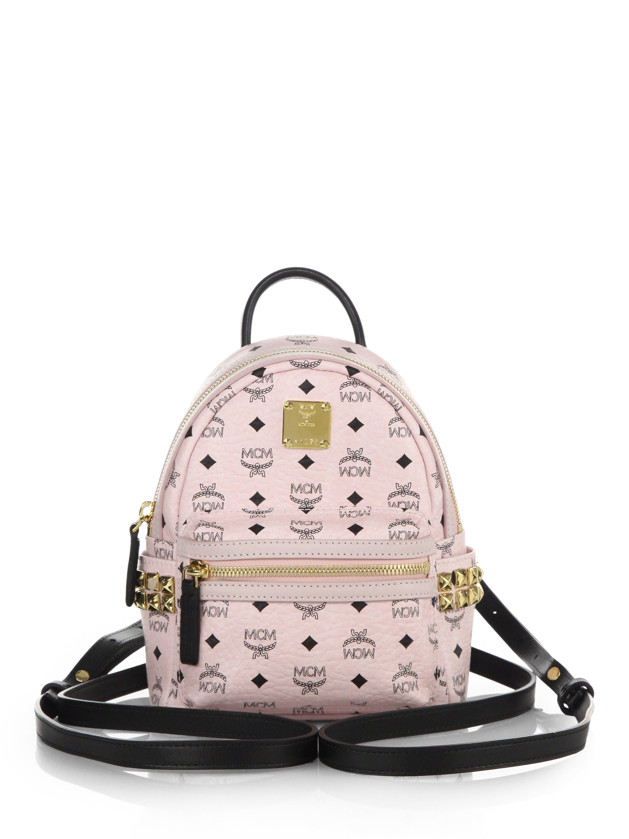 mcm stark side stud backpack