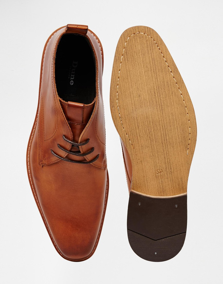 dune tan chigwell chukka boot