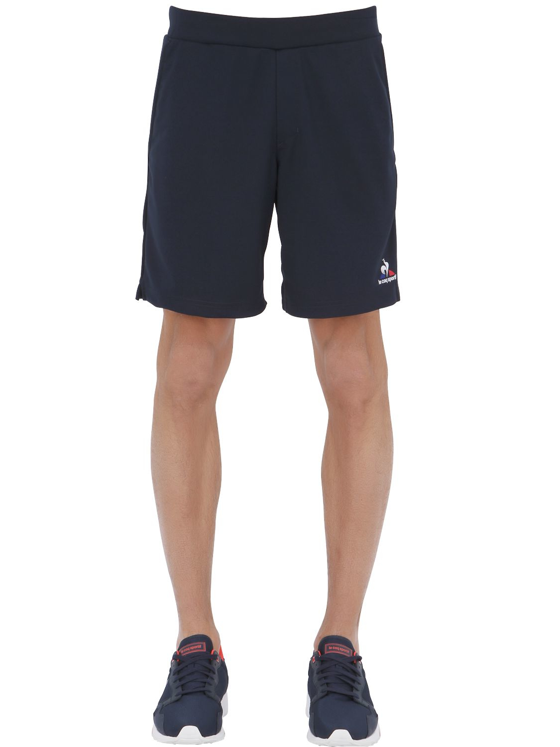 Le Coq Sportif Richard Gasquet Techno Tennis Shorts In Navy Blue For Men Lyst