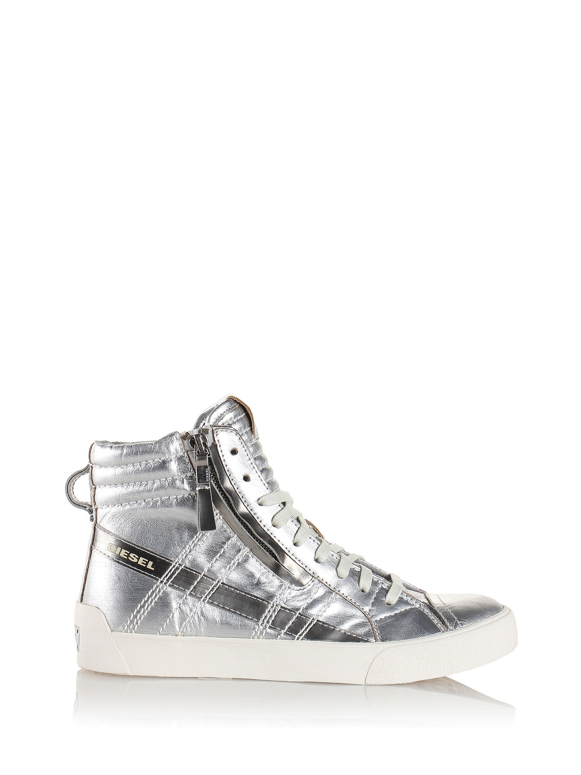 Diesel Silver Shoes Online Shopping