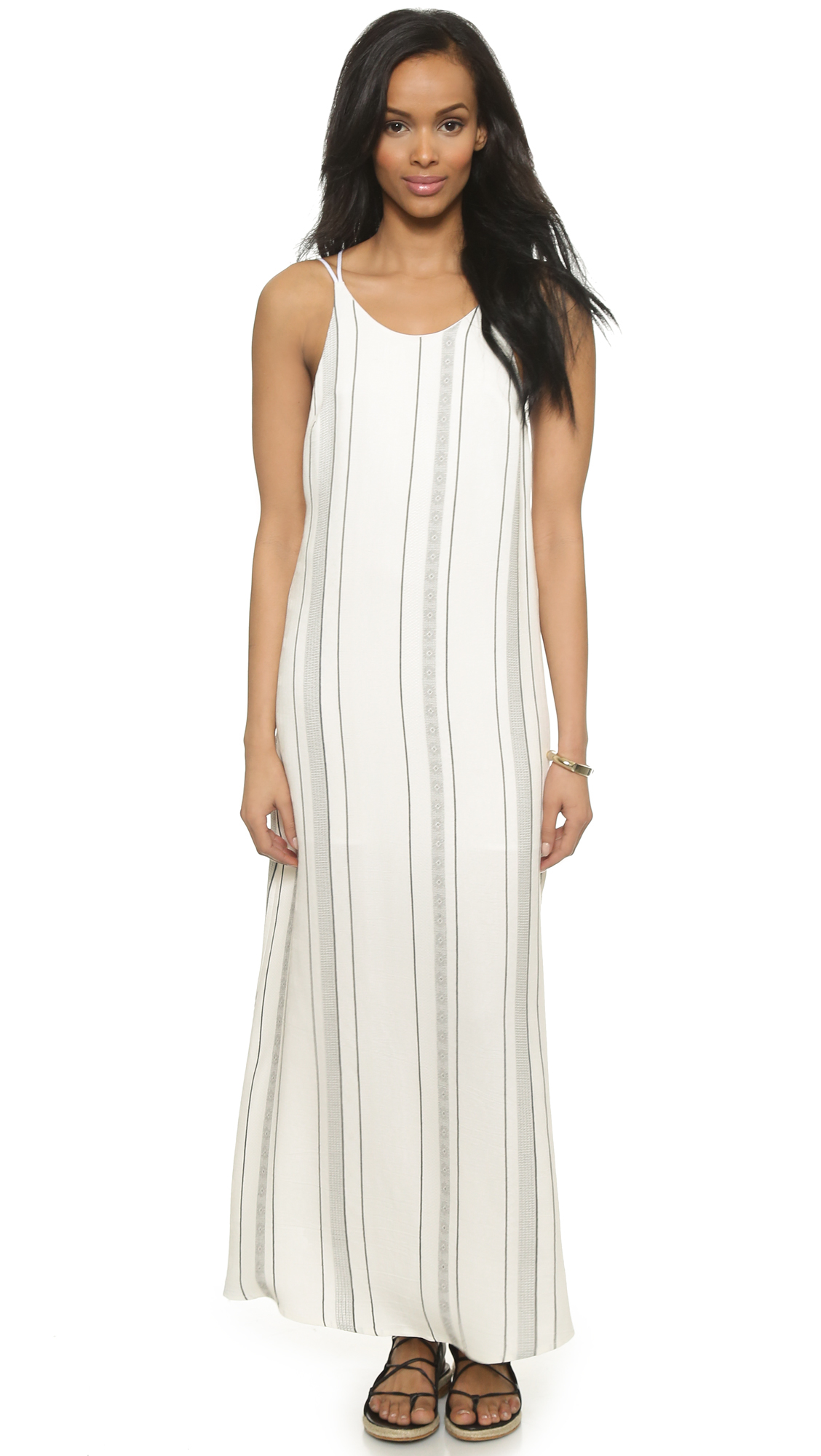 Myne Catalina Maxi Dress - Ikat Stripe in Multicolor (Ikat Stripe) | Lyst