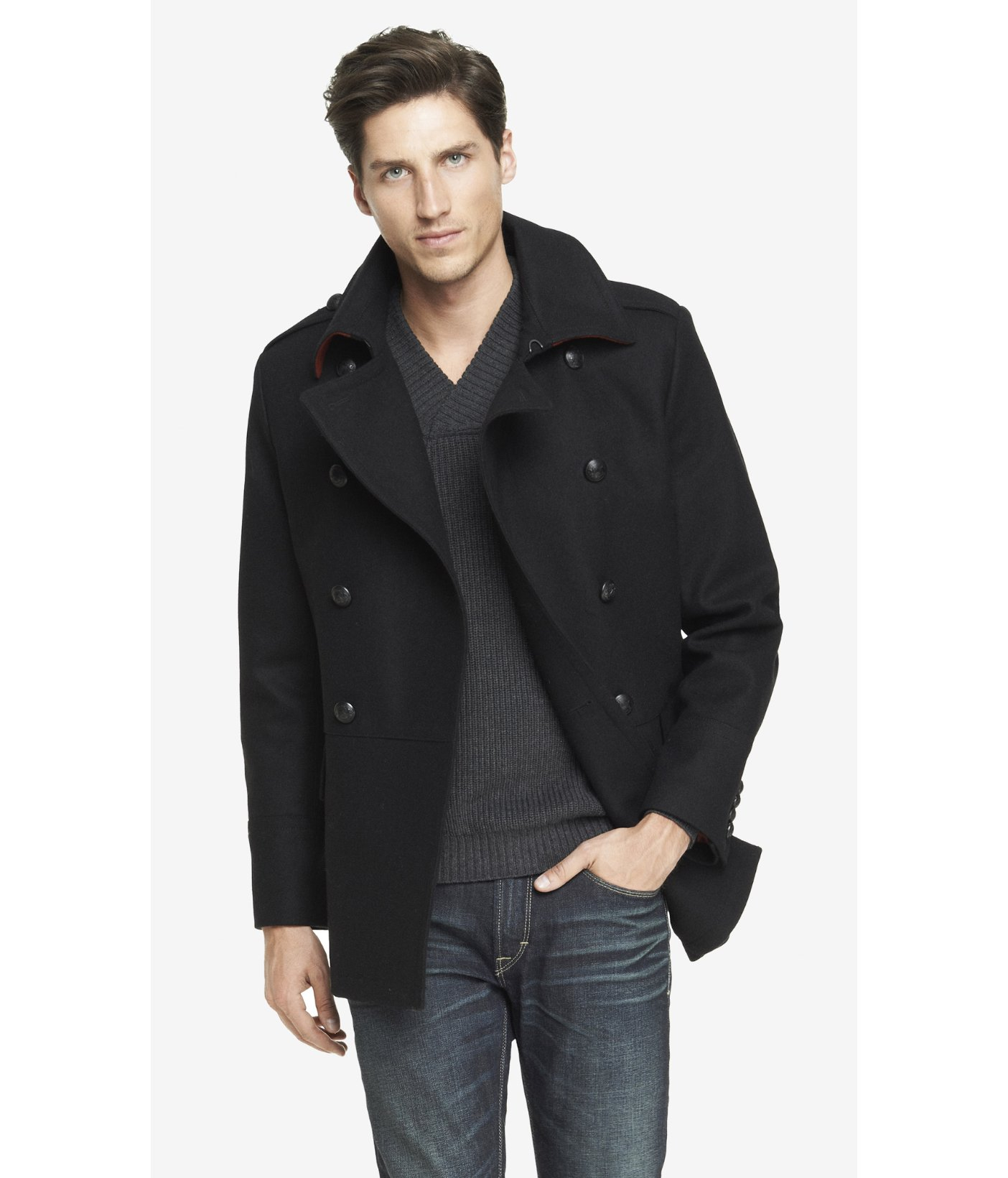 Water Resistant Peacoat Factory Sale 