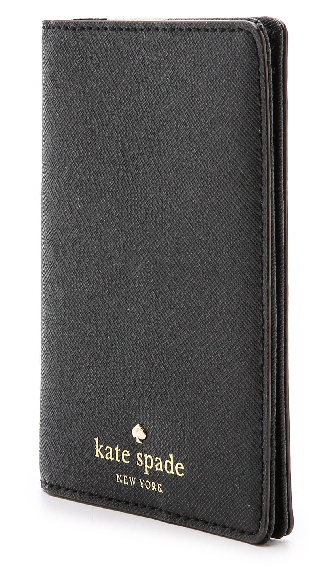Kate Spade Cedar Street Passport Holder Black in Black Lyst