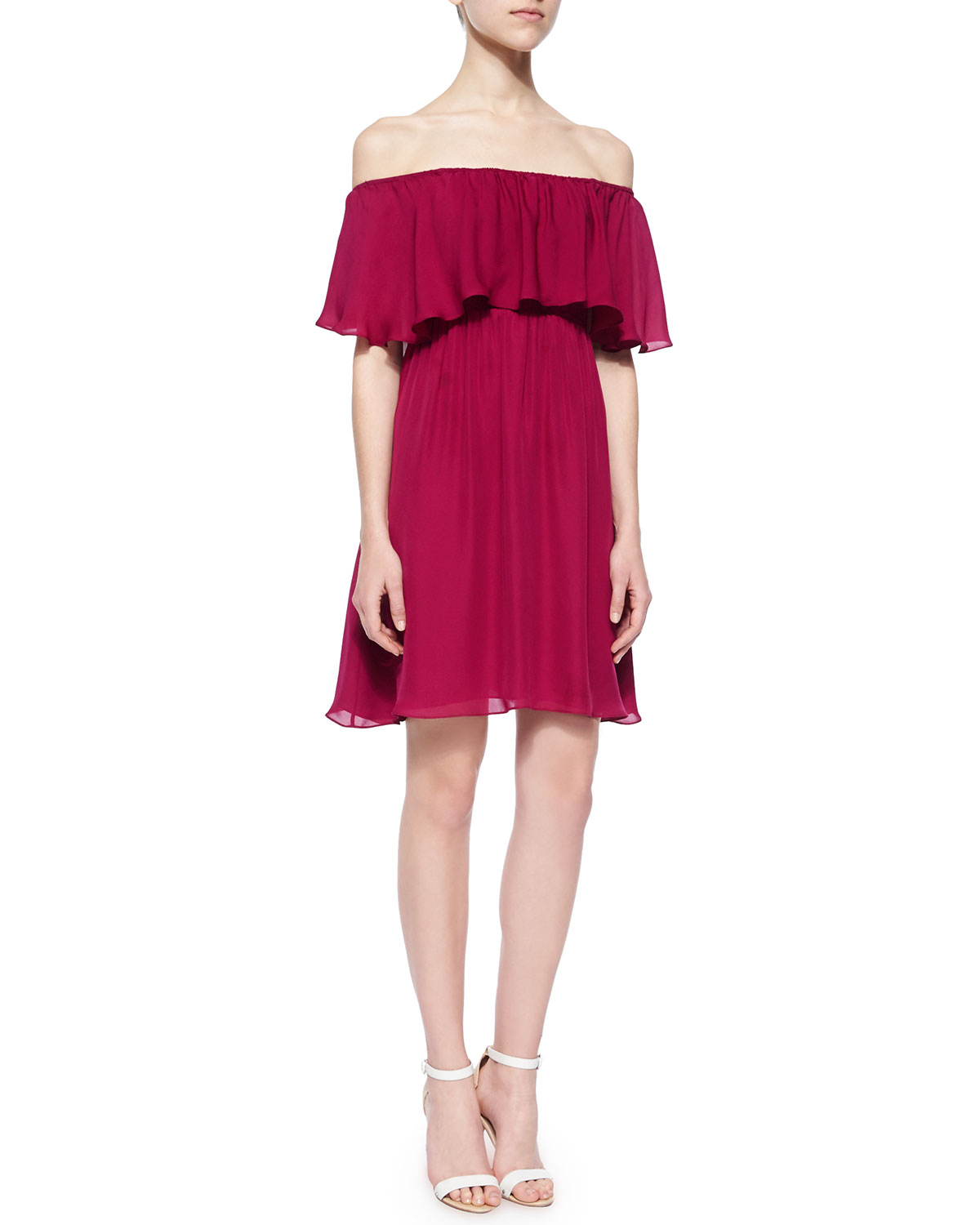 Ruffles Off Shoulder Dress