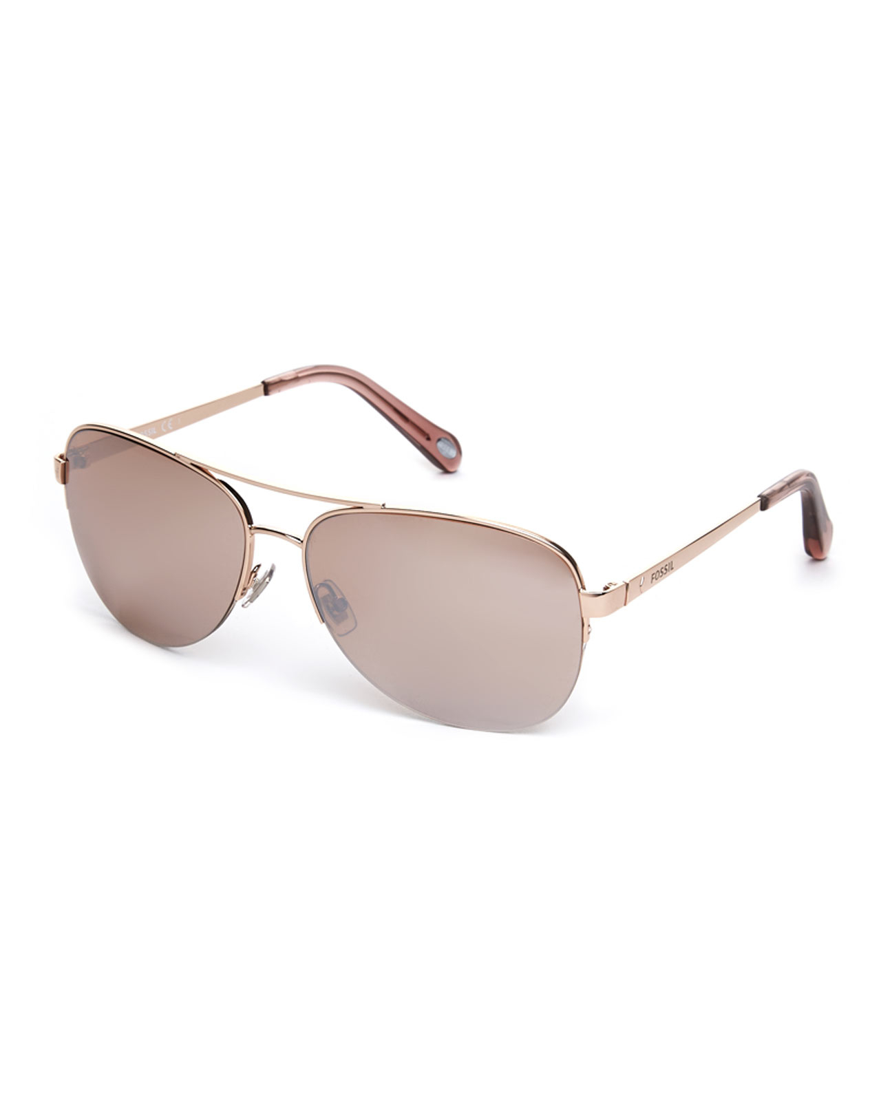 fossil rose gold sunglasses