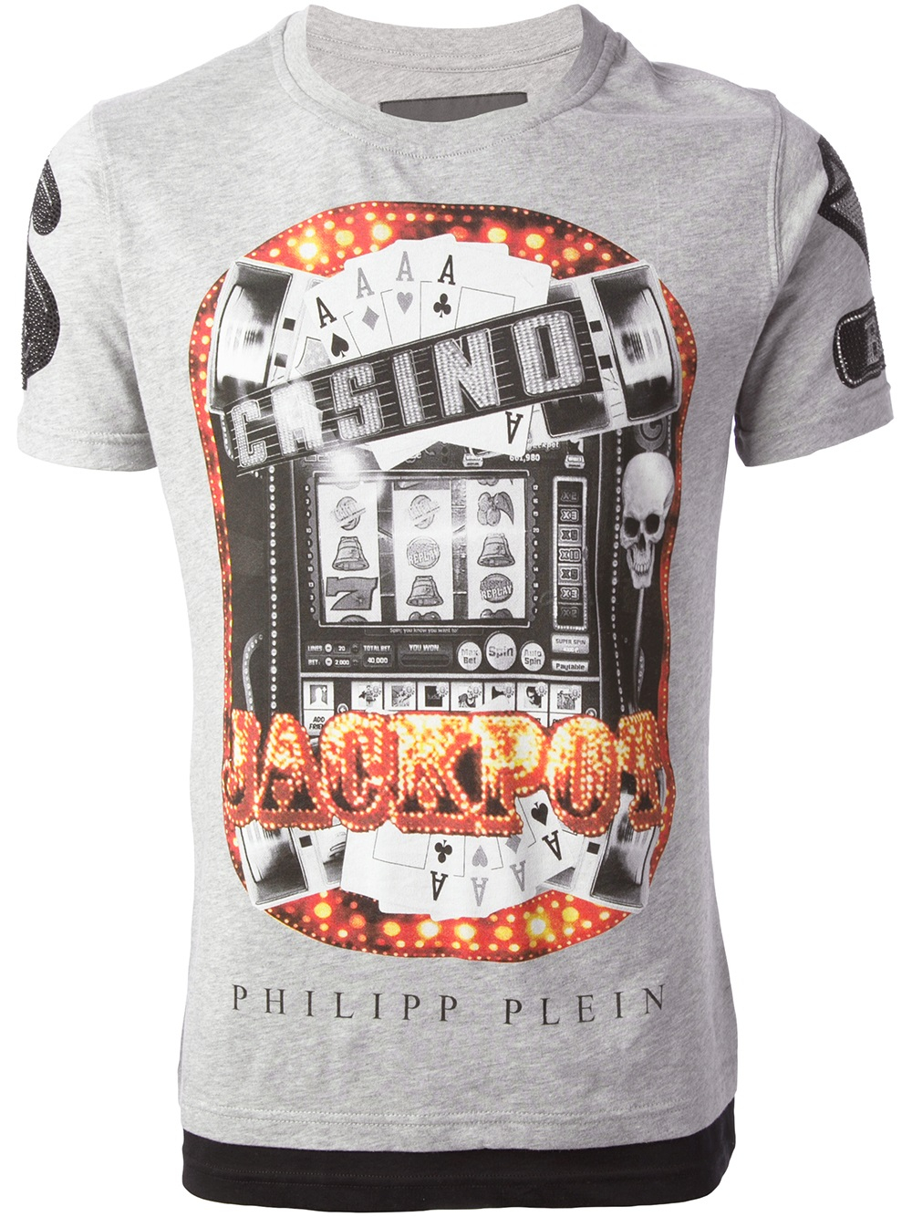 Philipp Plein Casino Print Tshirt in 