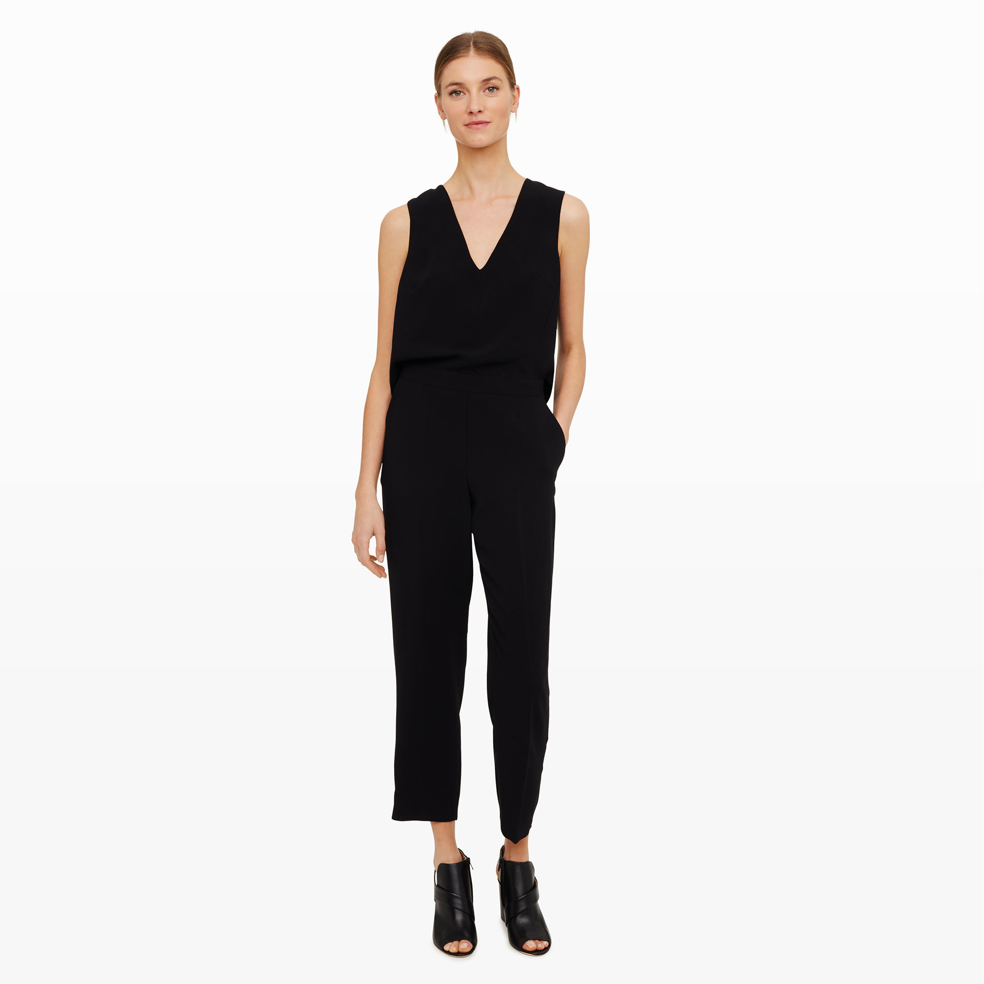 club monaco black jumpsuit