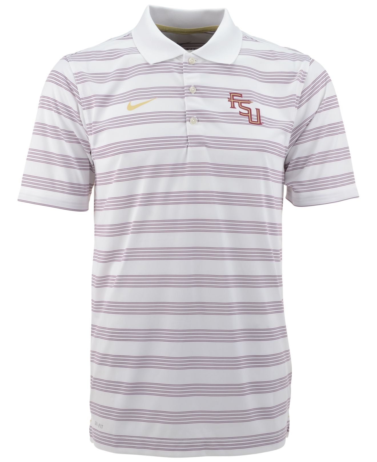 Nike Men'S Florida State Seminoles Dri-Fit Preseason Polo Shirt in ...