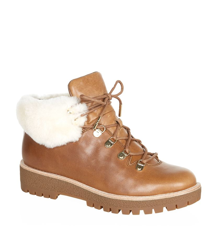 shearling ankle boots uk