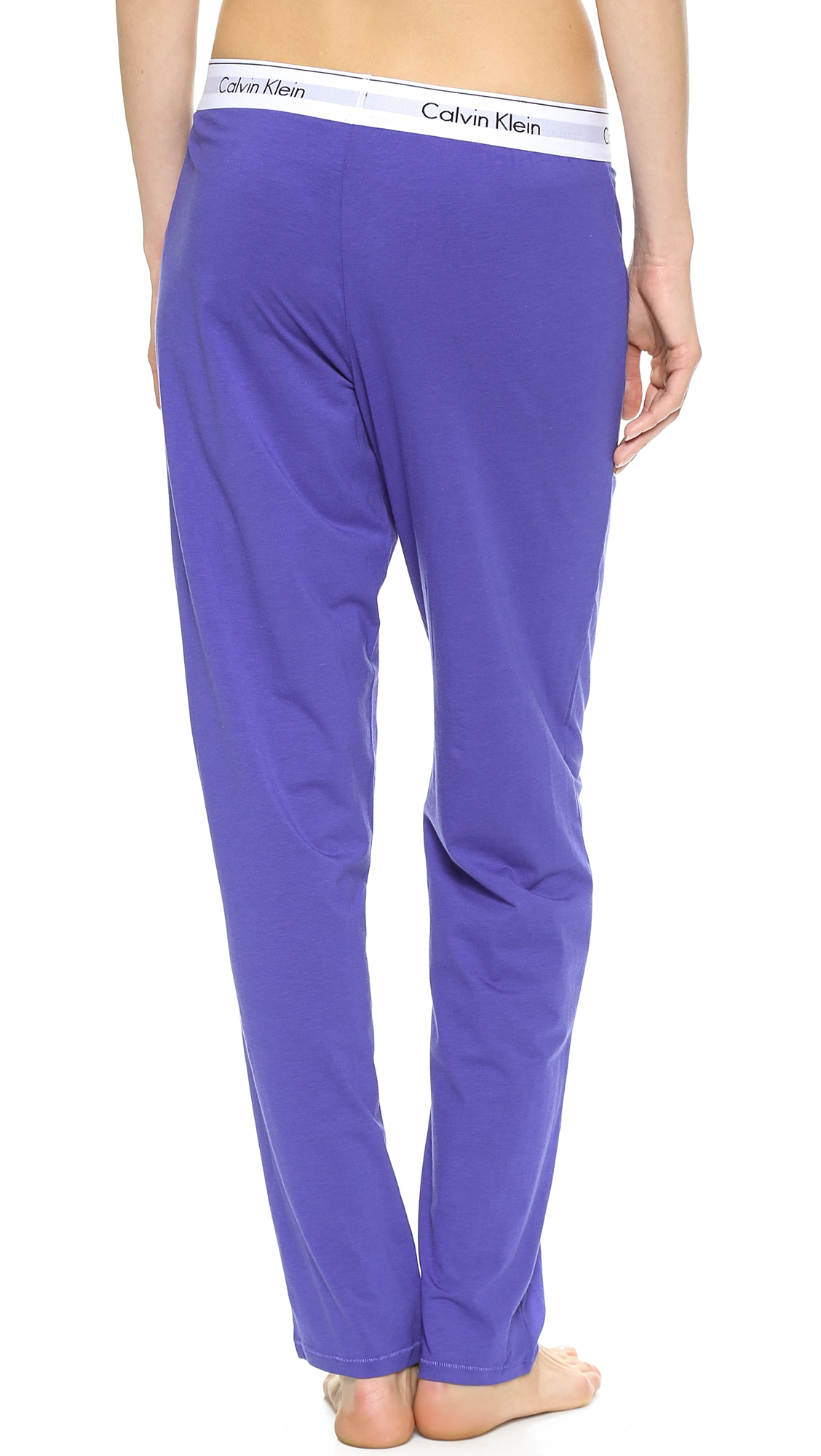 Calvin Klein Modern Cotton Straight Leg Pajama Pants Classic Indigo in Blue - Lyst