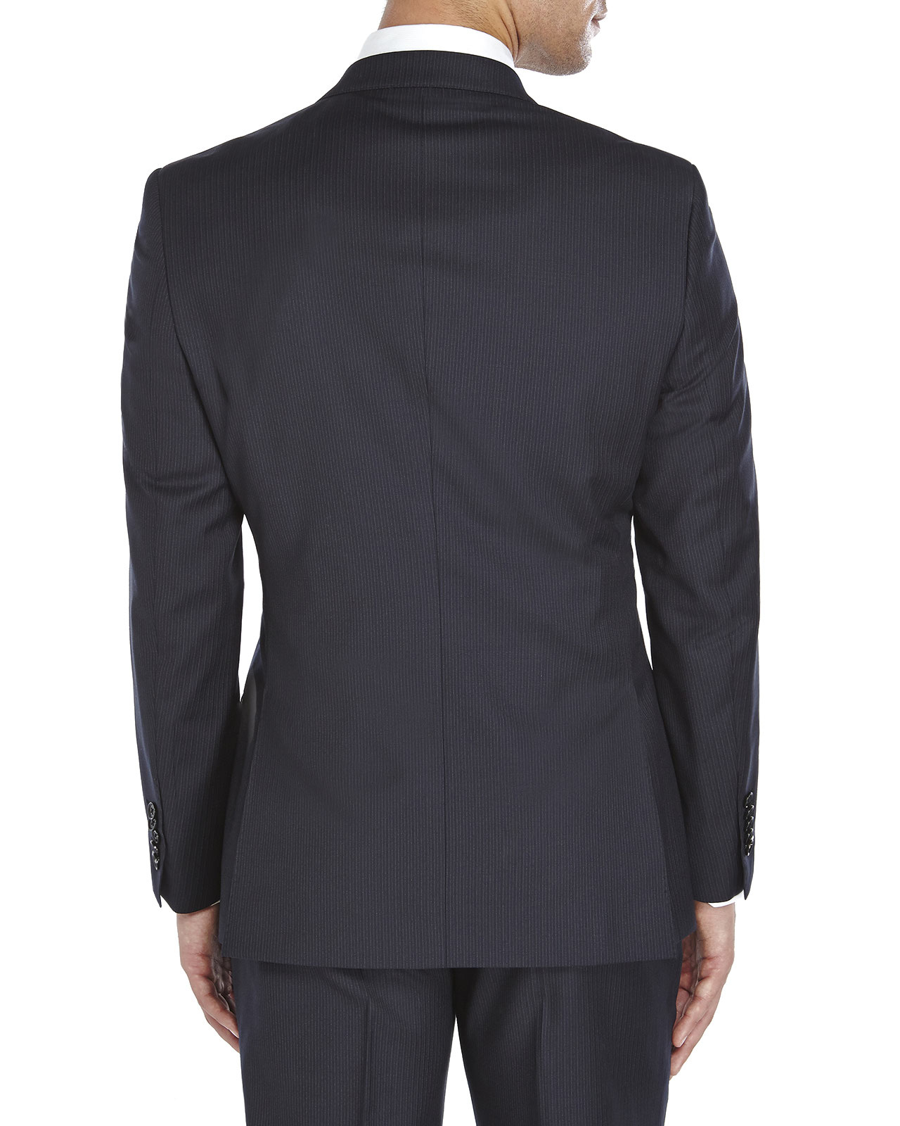 Lyst English Laundry Broken Pinstripe Suit in Blue for Men