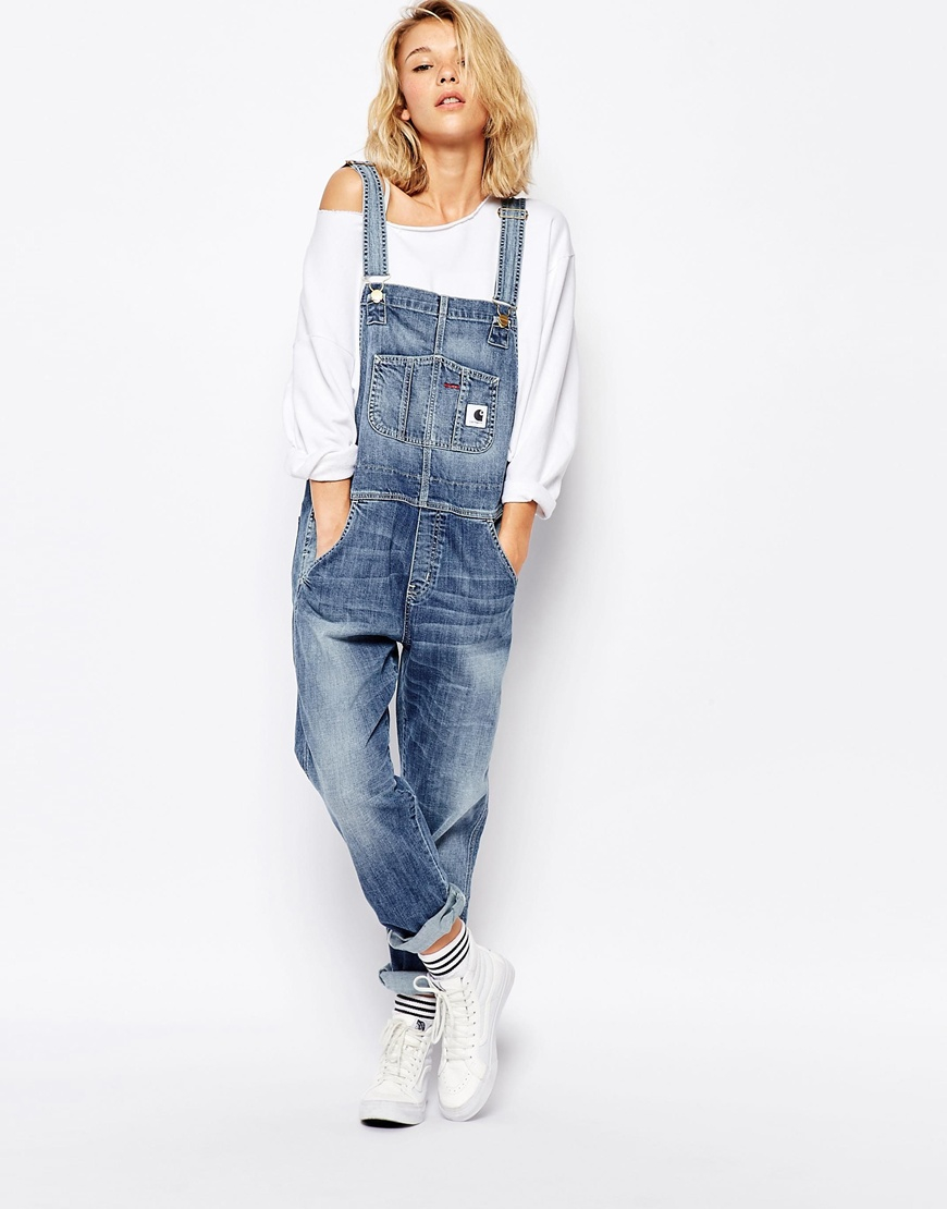 carhartt denim dungarees