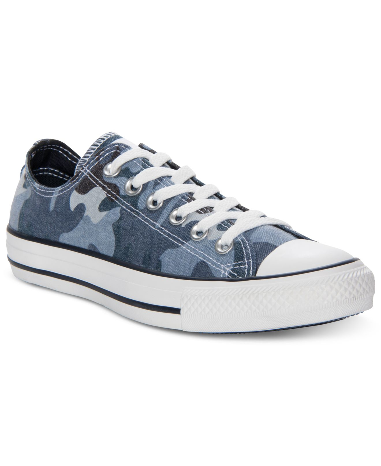 blue camo converse