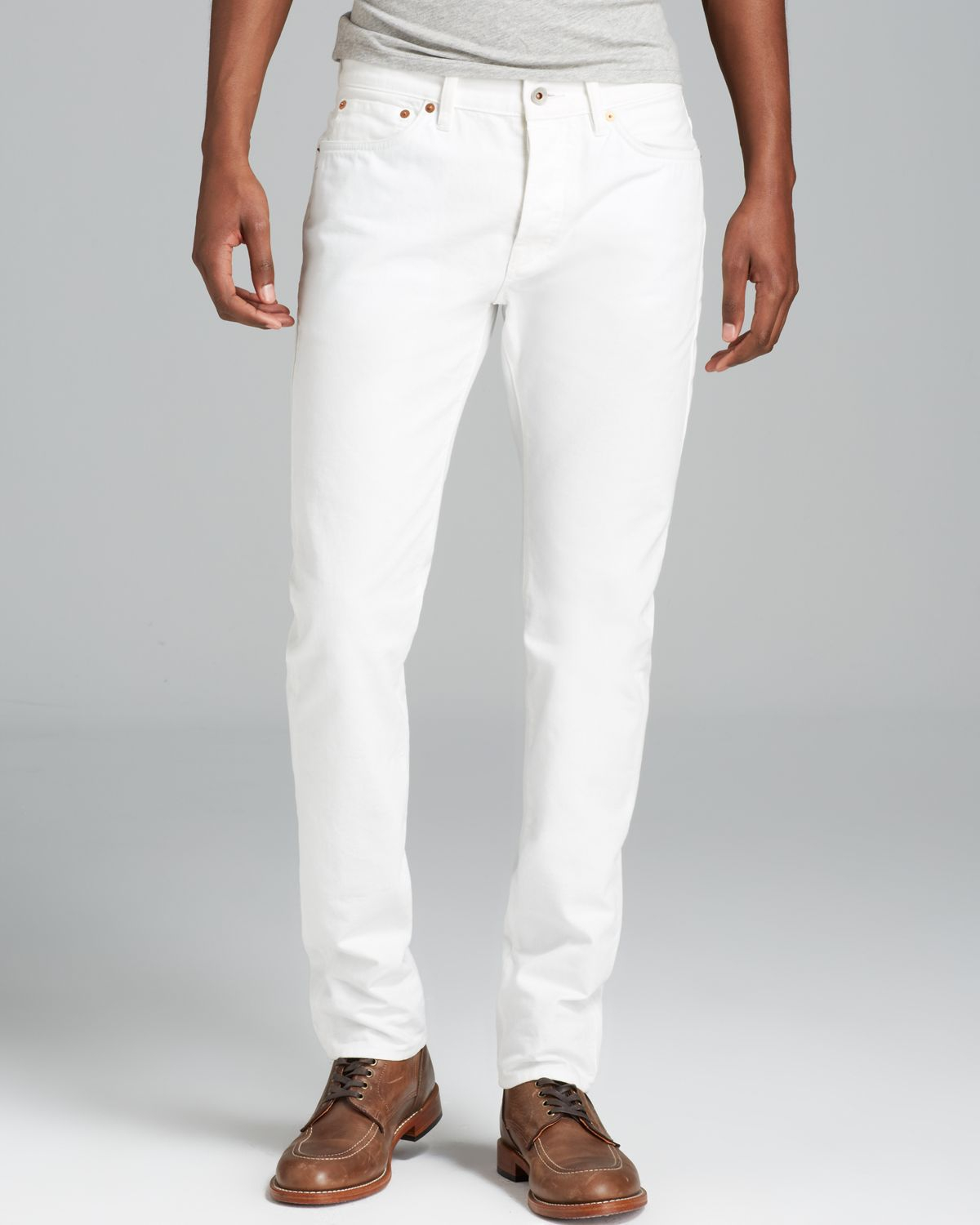 Lyst Jack Spade Brantley 5pocket Canvas Pants In White For Men