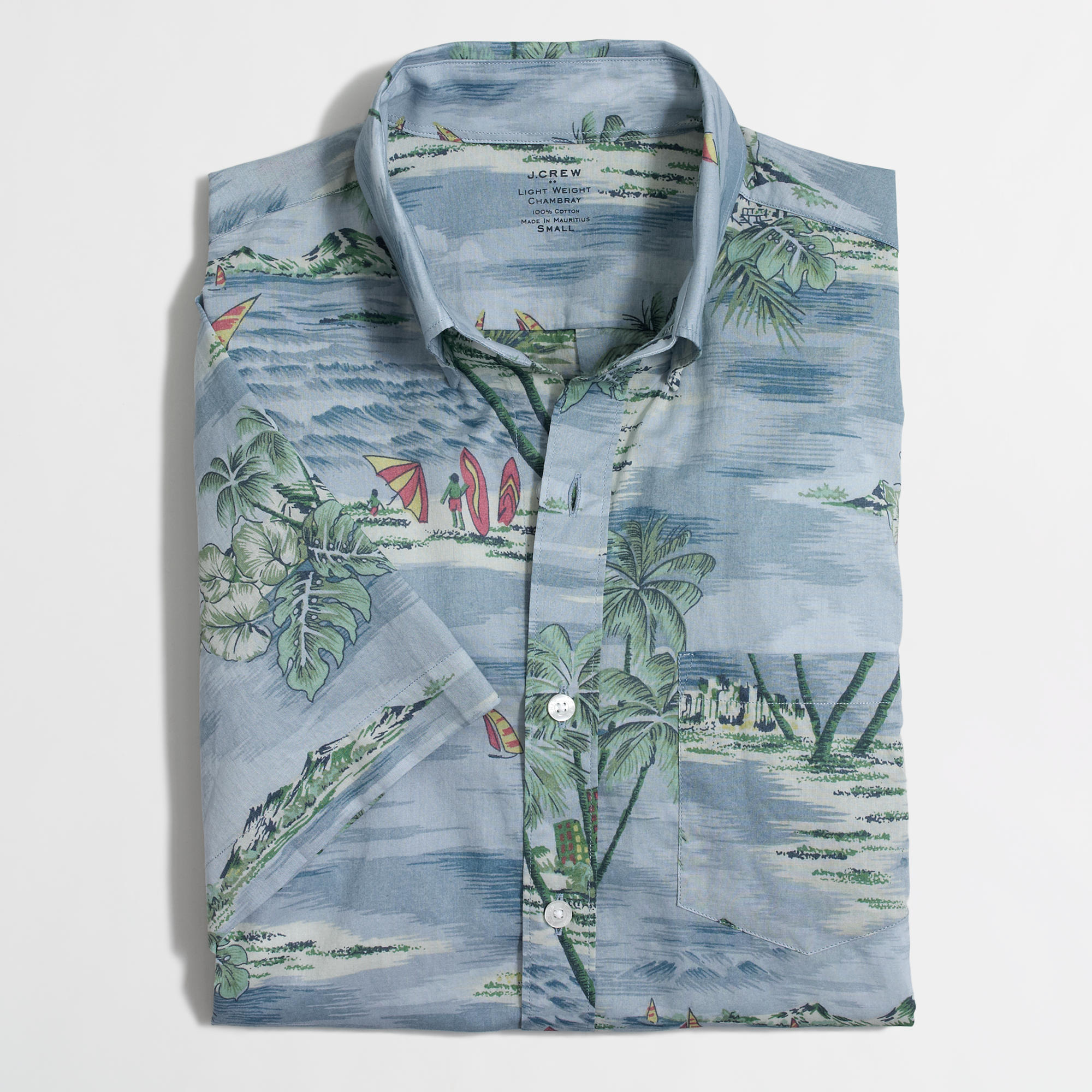 j crew hawaiian shirt