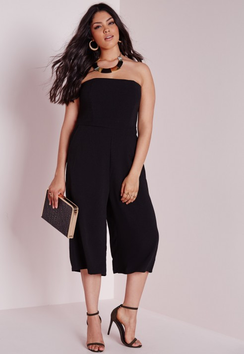 plus size bandeau jumpsuit