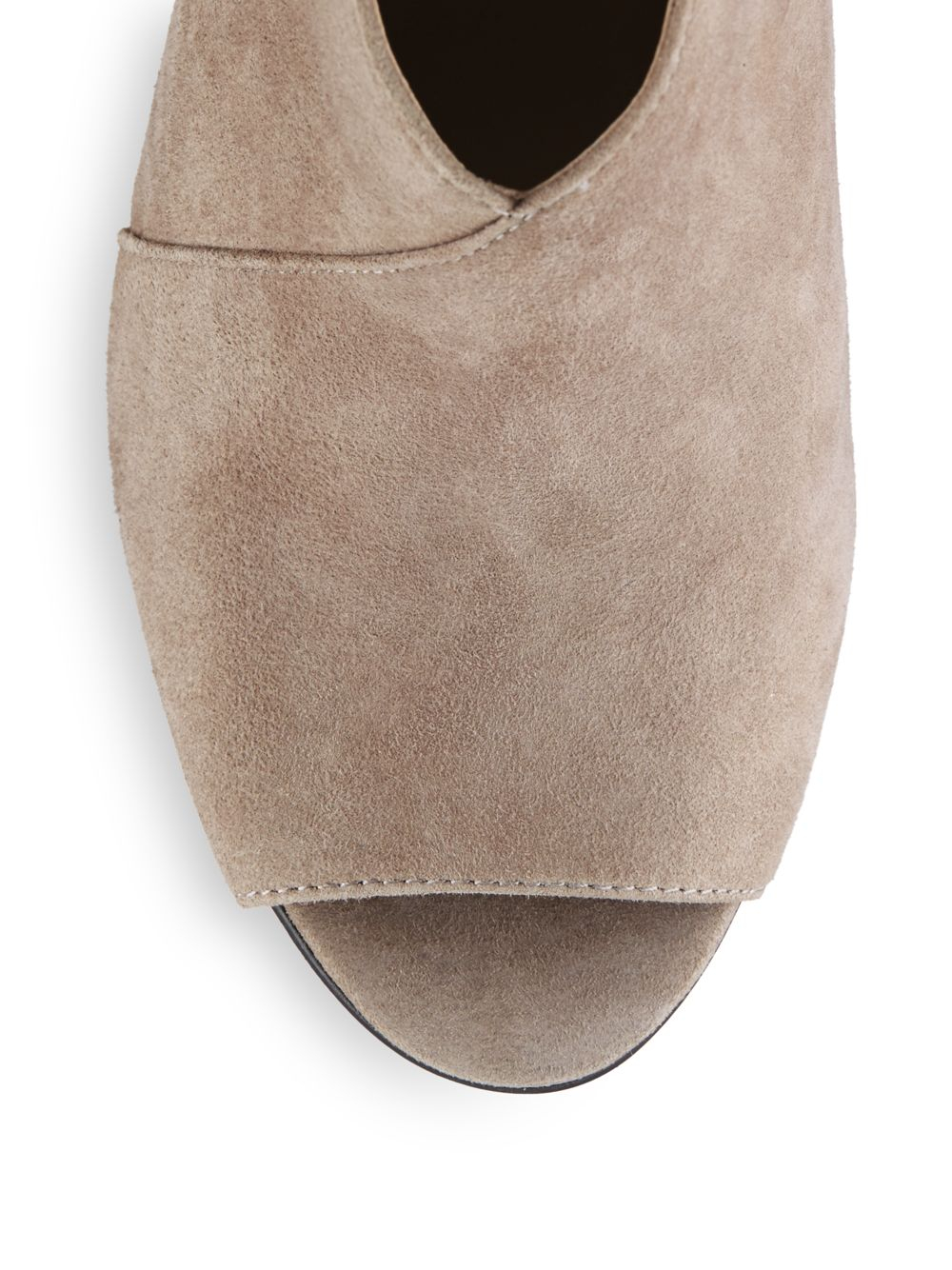 franco sarto peep toe booties