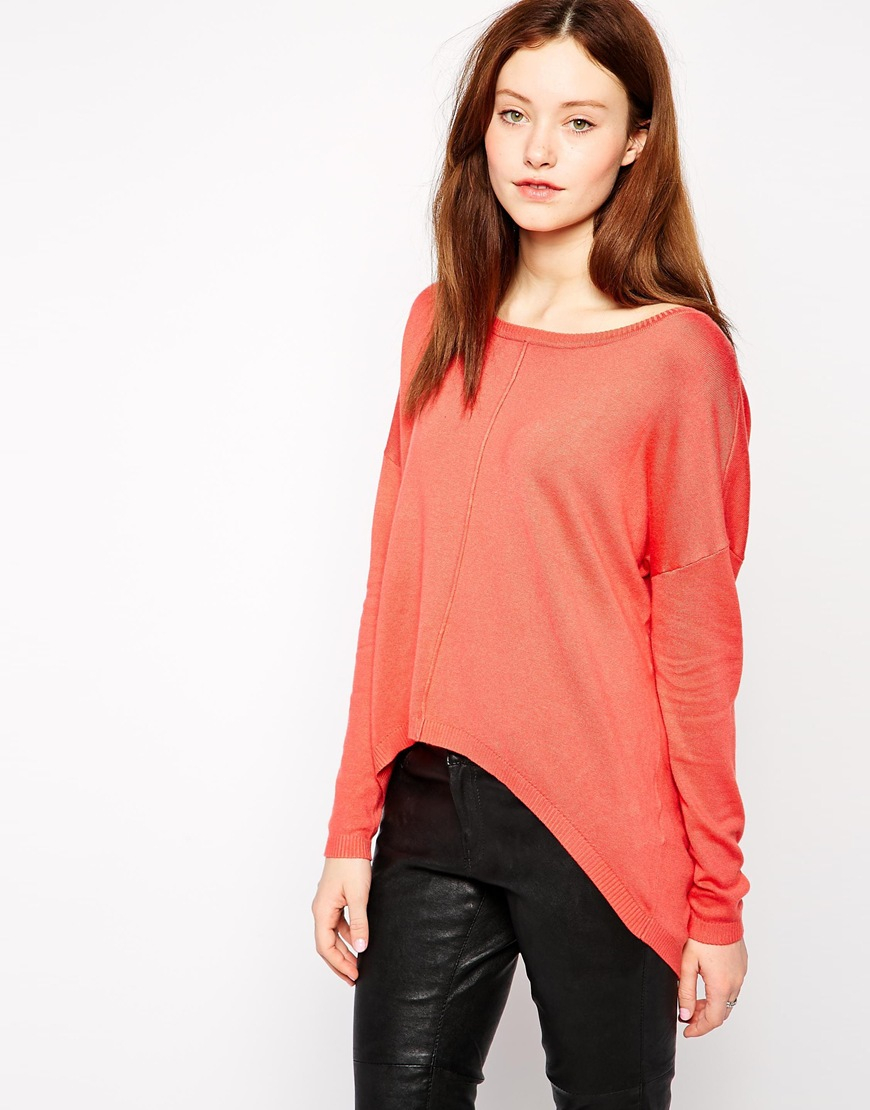 Vero Moda 2019 new hair texture bat sleeve loose version