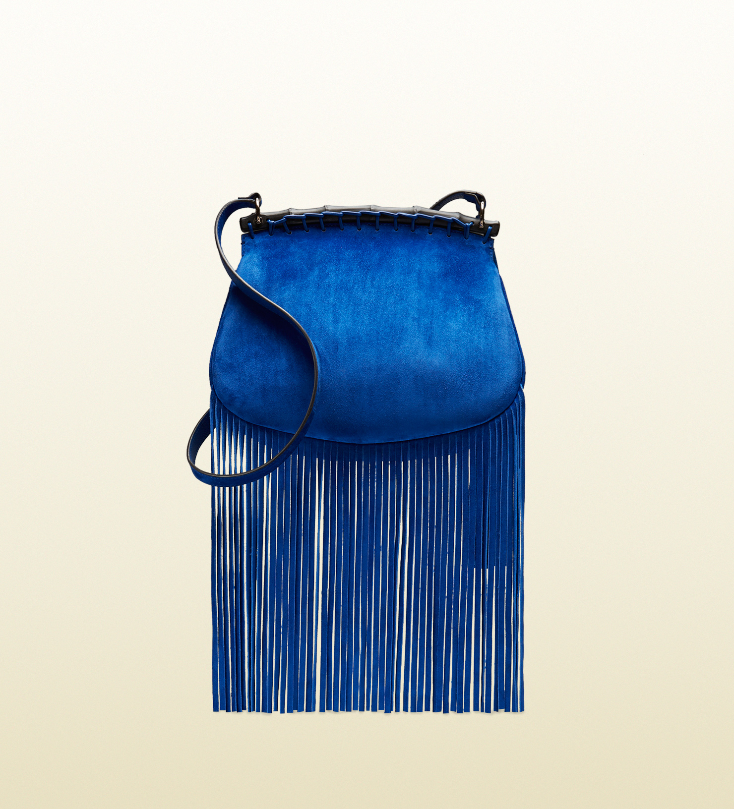 Gucci Velvet Matelasse Mini GG Marmont Shoulder Bag Peacock Blue