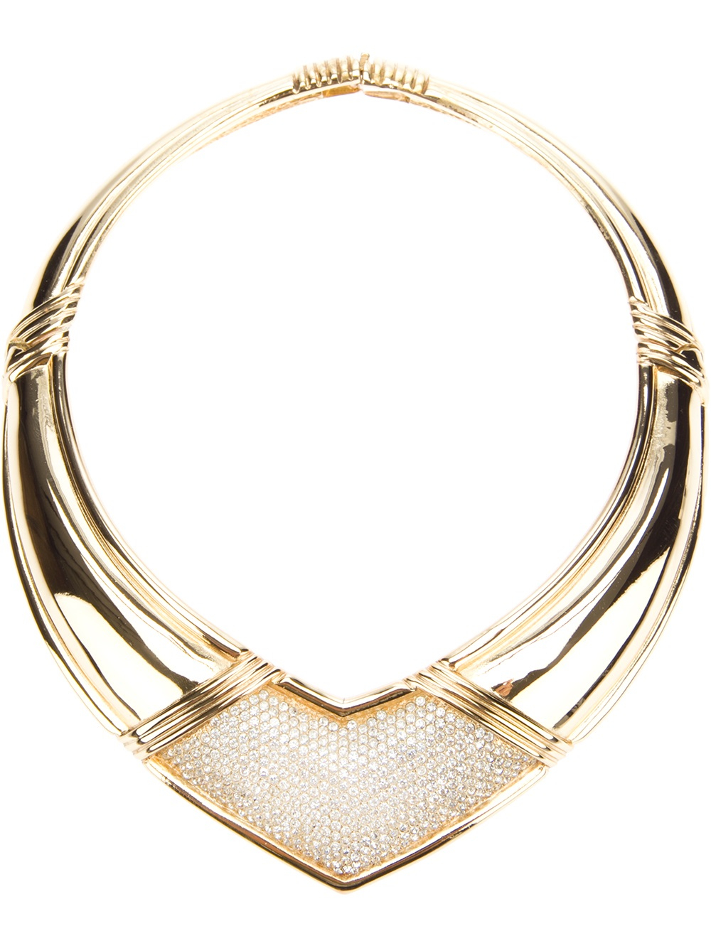 Lyst Dior Gold Plated Necklace in Metallic