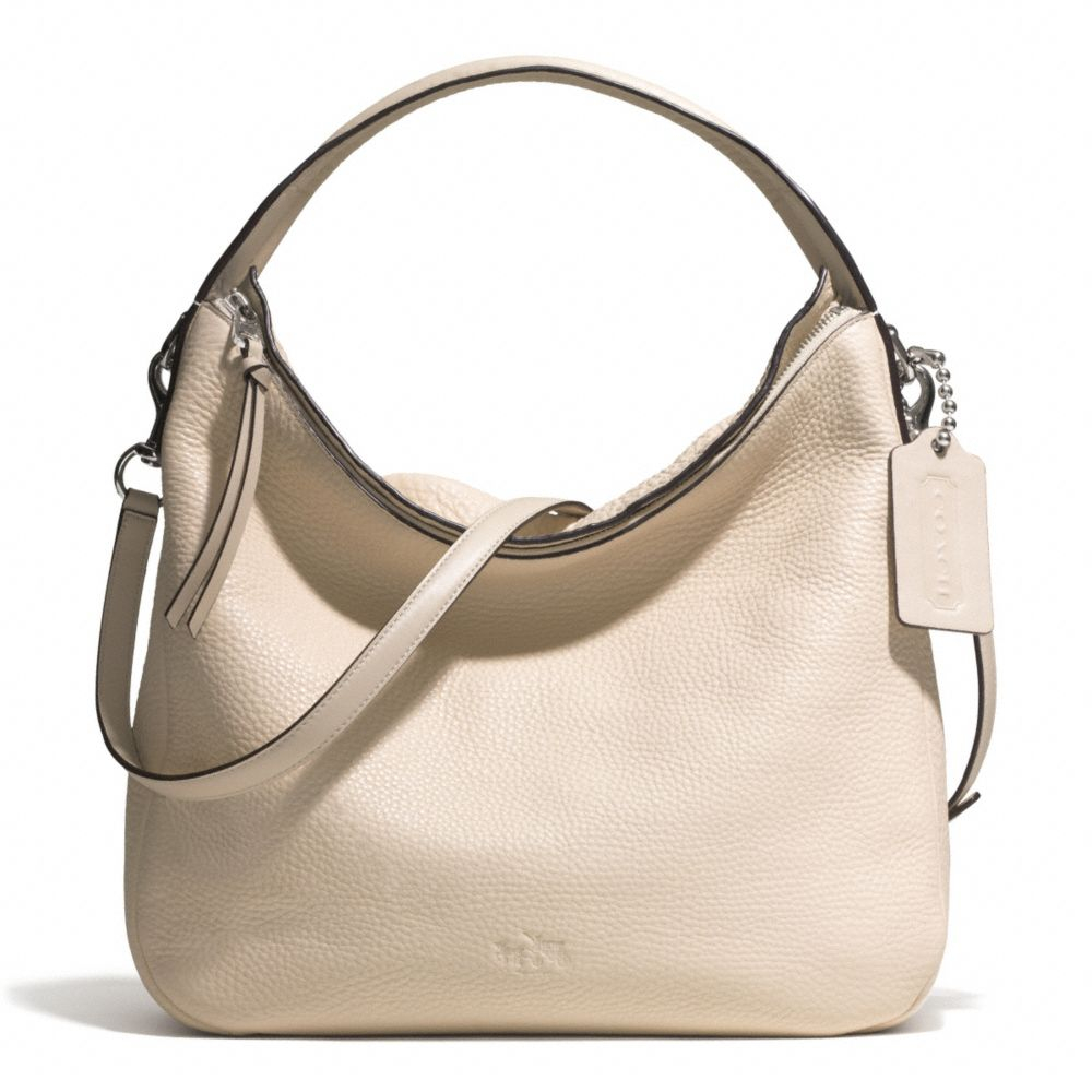 COACH Bleecker Sullivan Hobo In Pebbled Leather in Natural Lyst