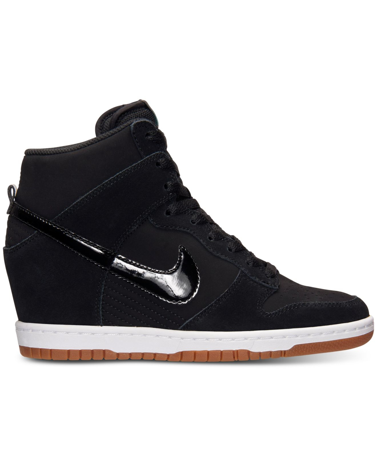 Nike Women's Dunk Sky Hi Essential Casual Sneakers From Finish Line in Black - Lyst