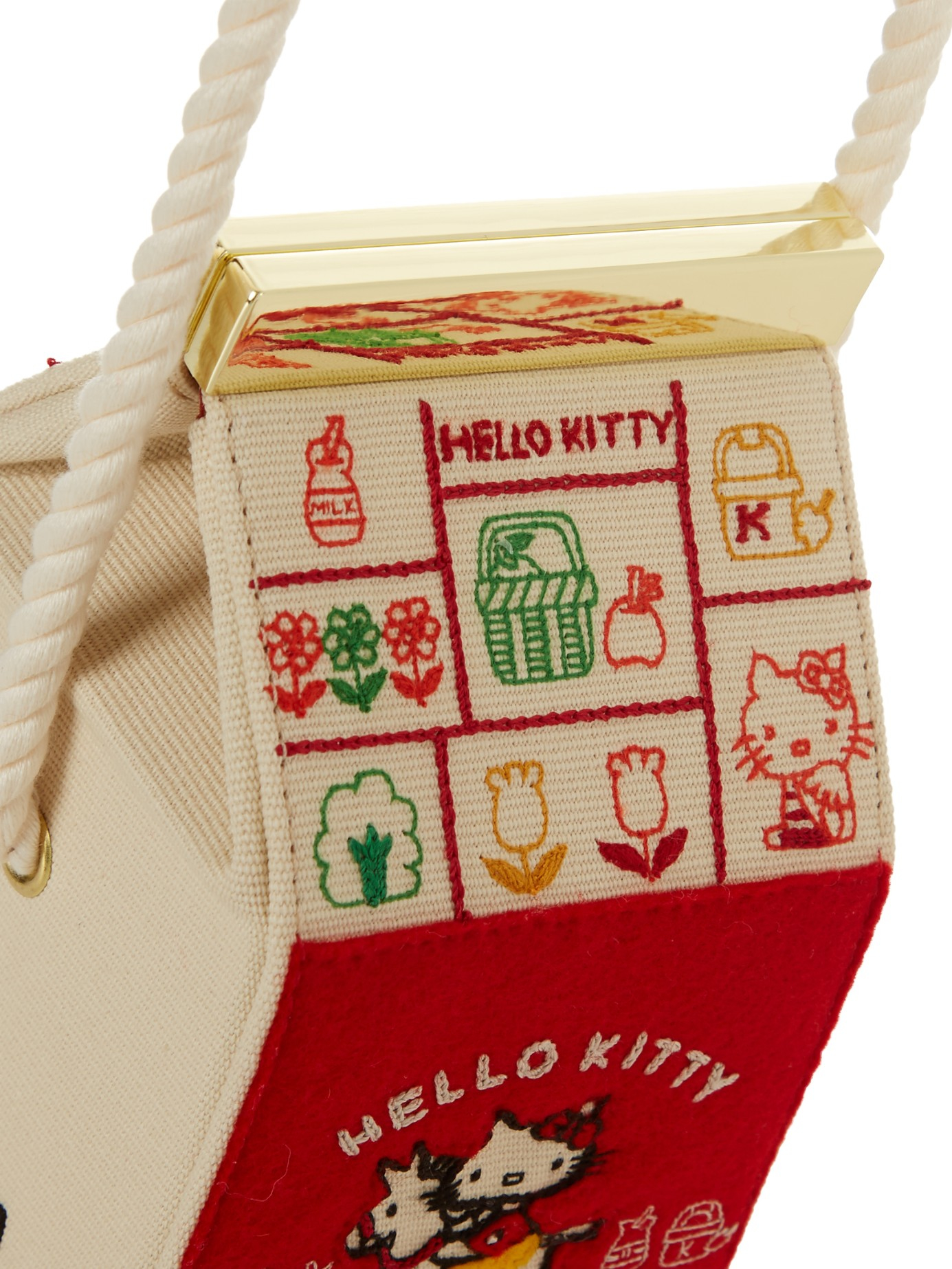 Lyst - Olympia Le-Tan Hello Kitty Milk-carton Shoulder Bag
