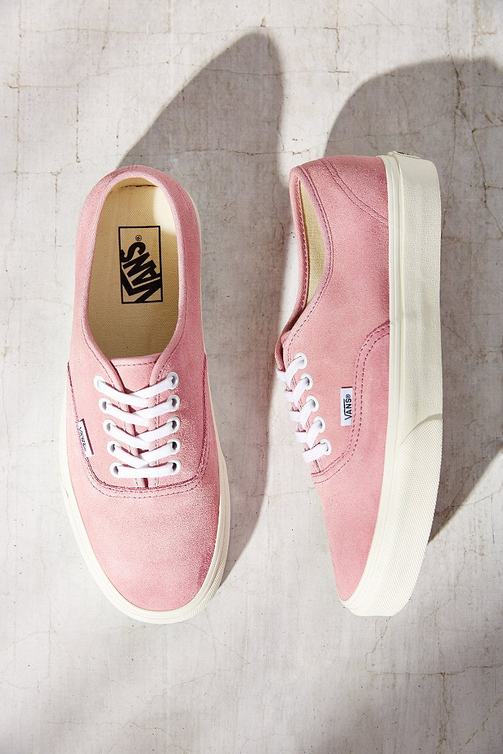 womens pink suede vans