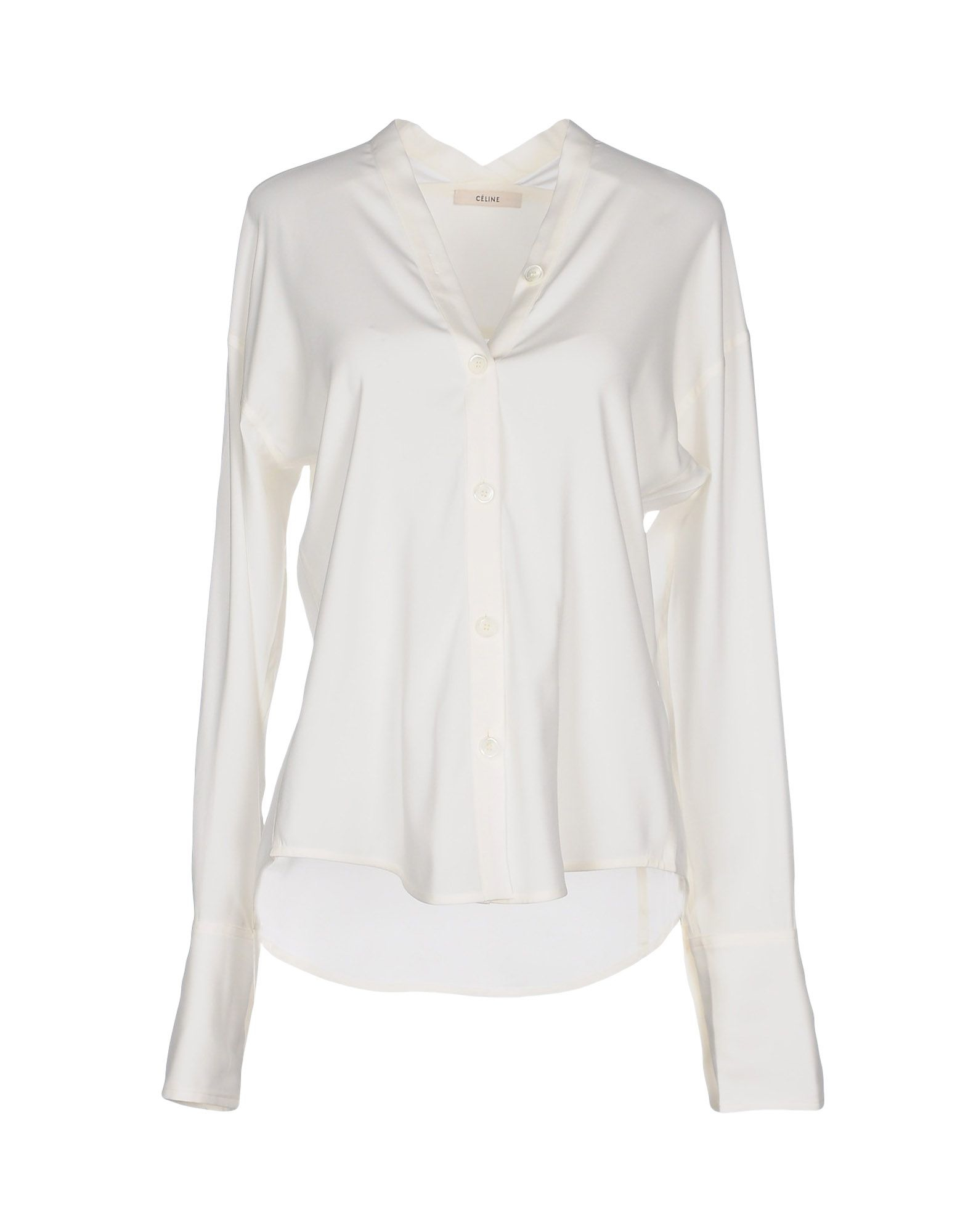 Celine Shirt in White (Ivory) | Lyst