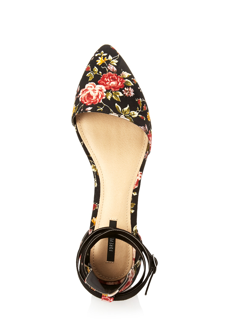 flats with ankle strap forever 21