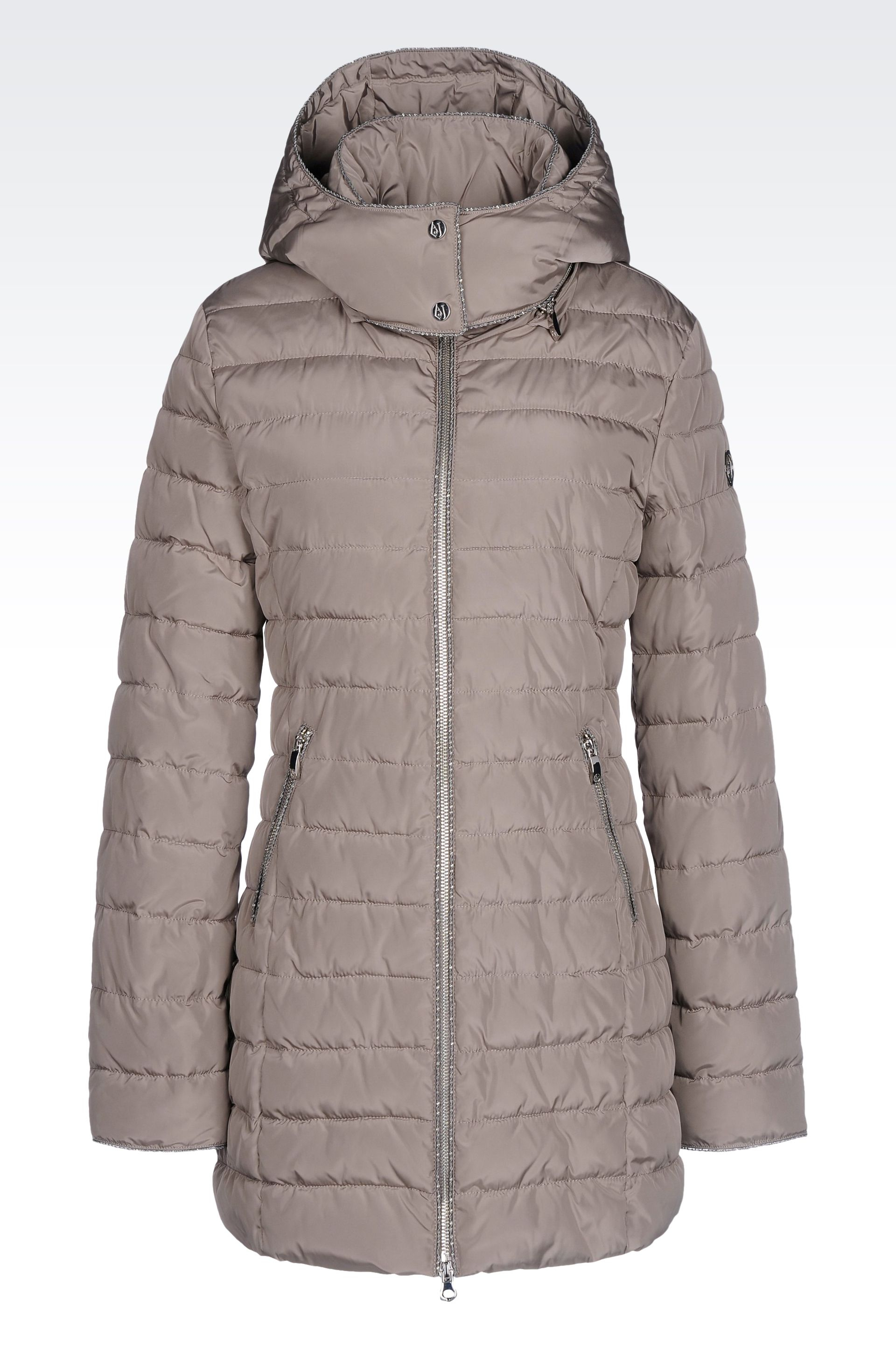 armani jeans down jacket women's
