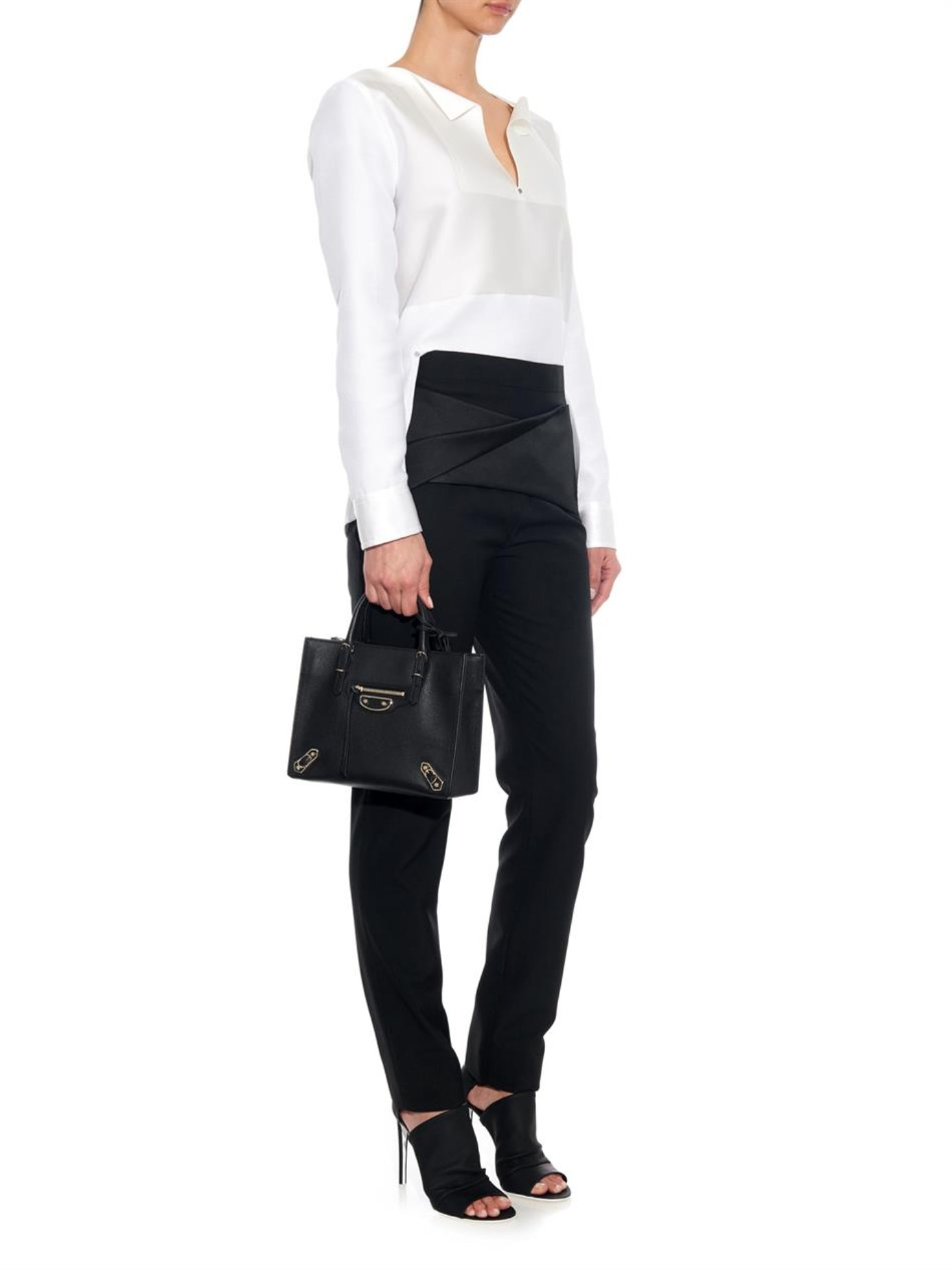 Mini papier a4 balenciaga sale