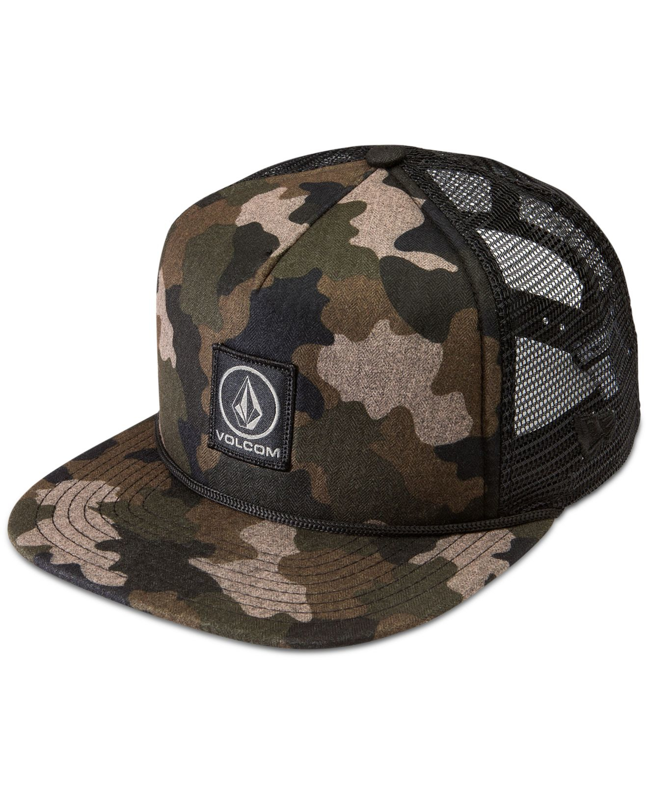 Volcom Bondo Cheese Camouflage Hat in Green for Men - Lyst