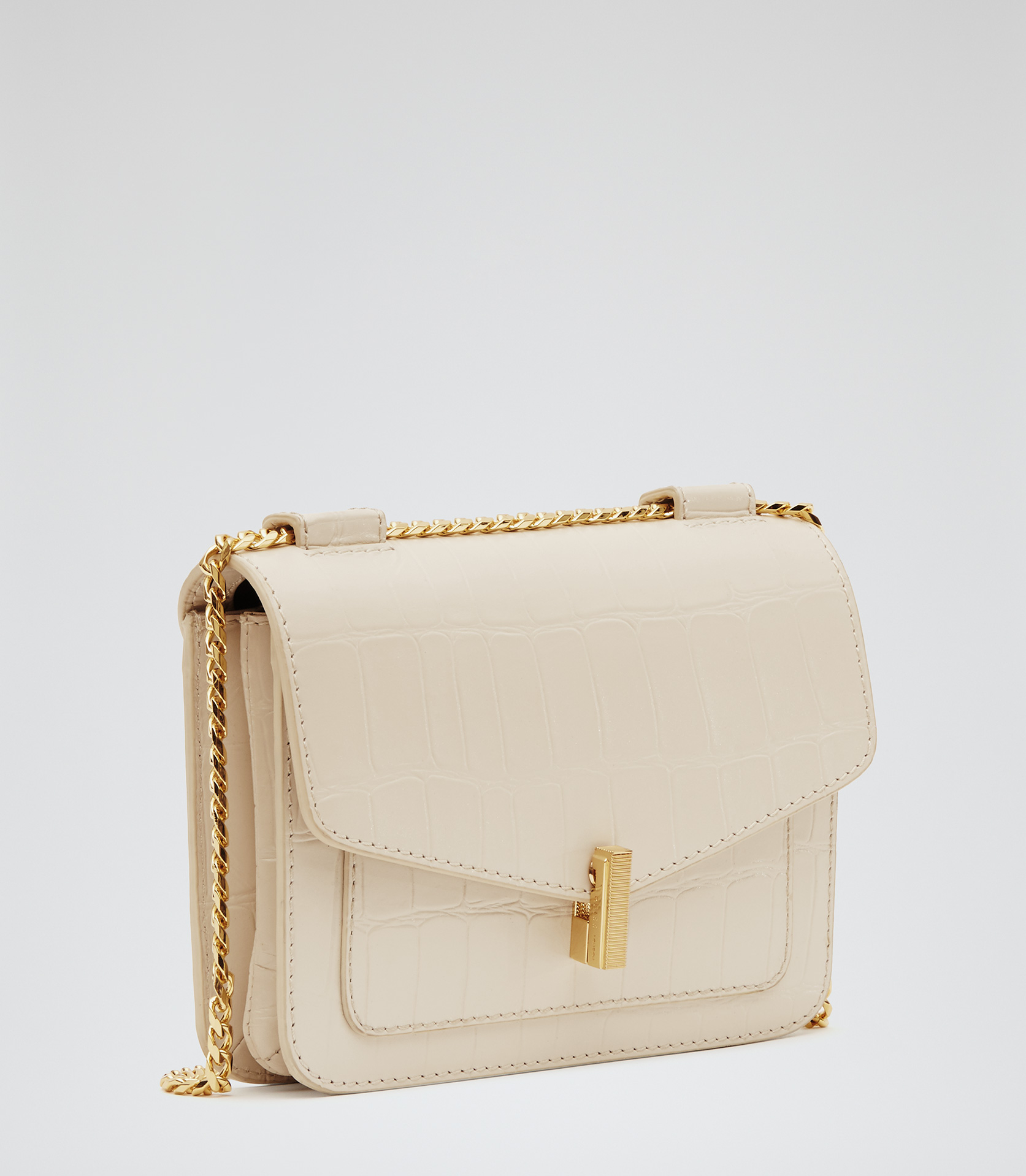 beige chain bag