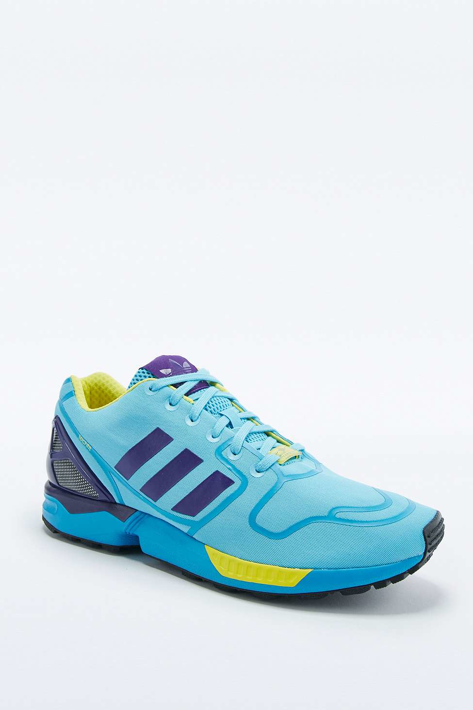 adidas Suede Zx Flux Bright Cyan Trainers in Turquoise (Blue) for Men - Lyst