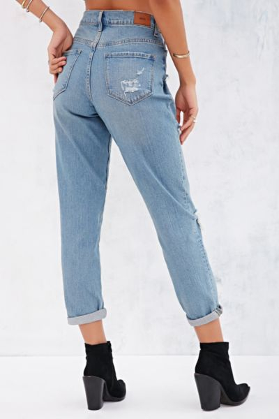 bdg destroyed mom jeans