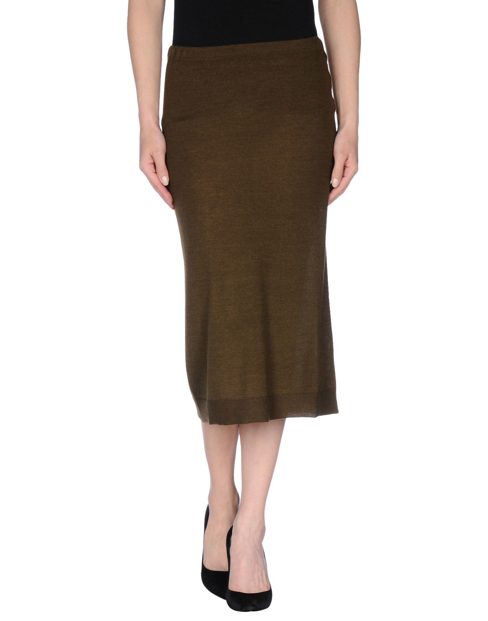 isabel marant military green 34 length skirt green product 1 771337478 normal